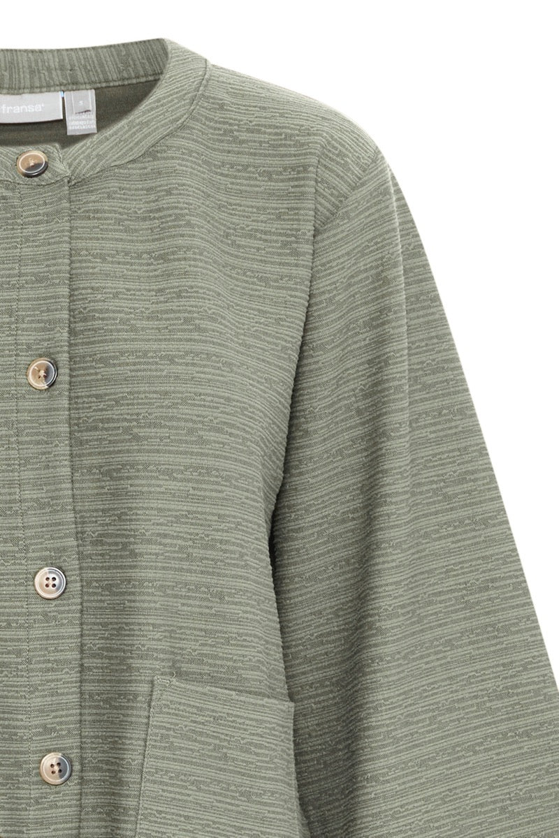 Fransa Carla Cardigan 2 Agave Grøn