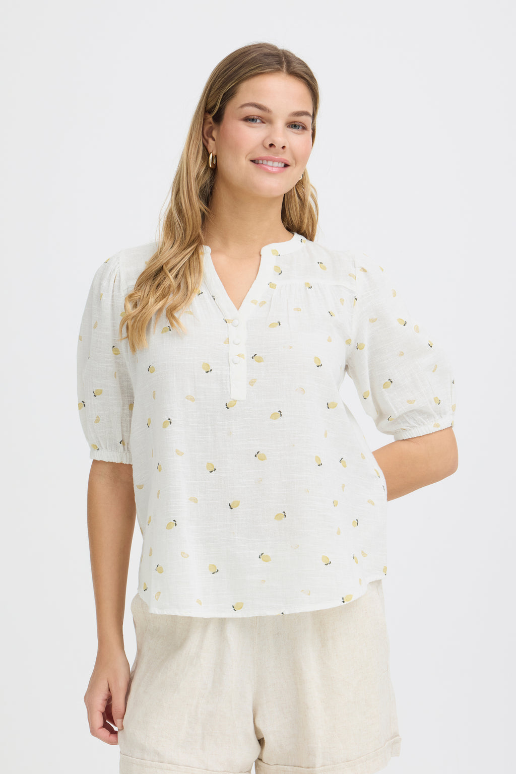 Fransa Bobbi Bluse 1 Pastel Gul