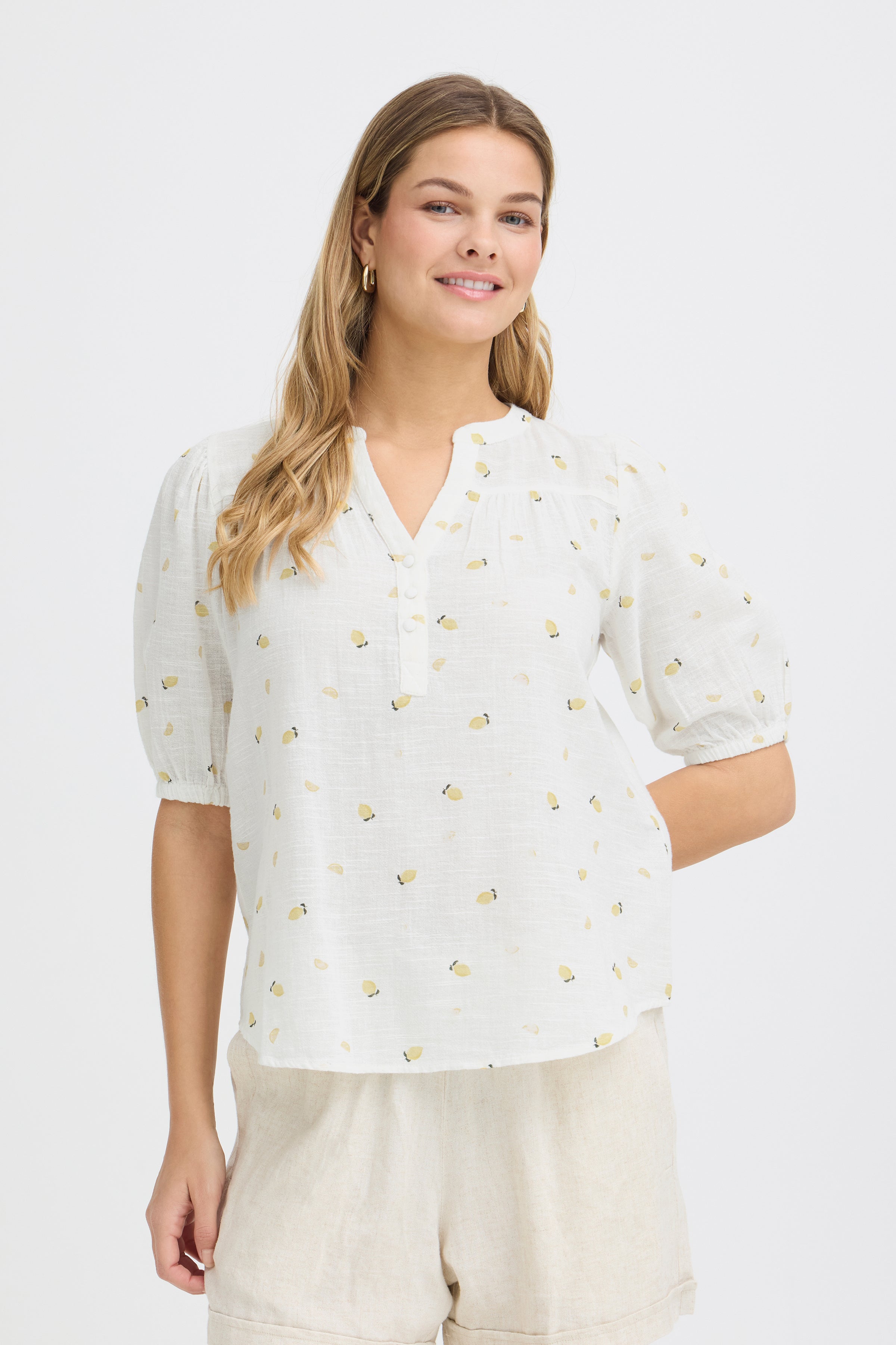 Fransa Bobbi Bluse 1 Pastel Gul