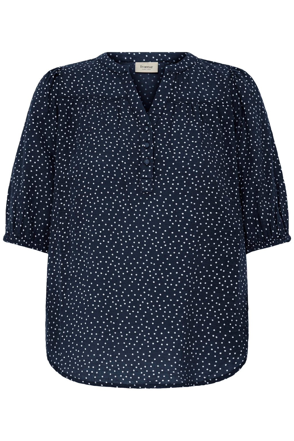Fransa Bobbi Bluse 1 Prikker Blå