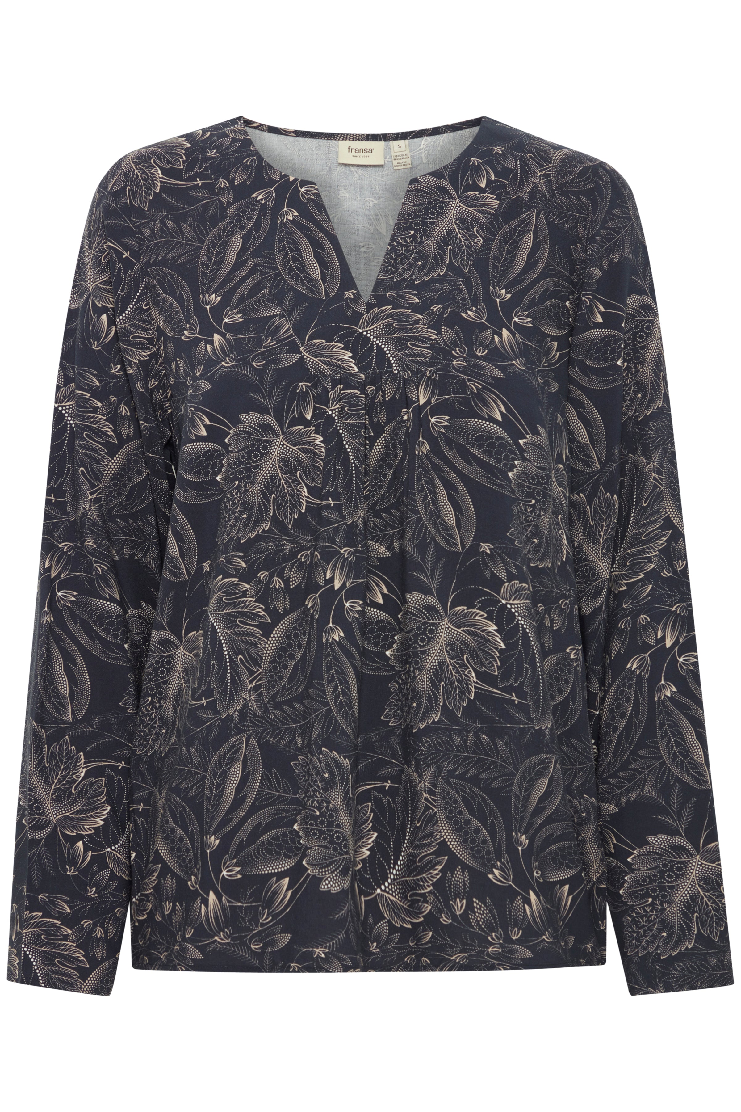 Fransa Kiki 1 Bluse Dark Peacoat Blå