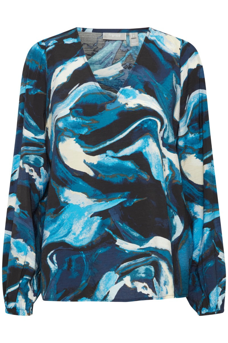 Fransa Gila Bluse Navy Blå