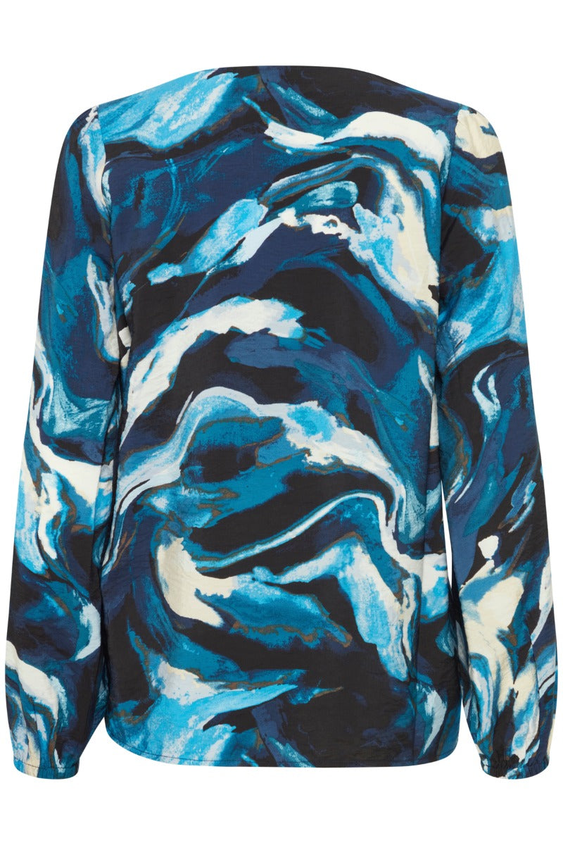 Fransa Gila Bluse Navy Blå