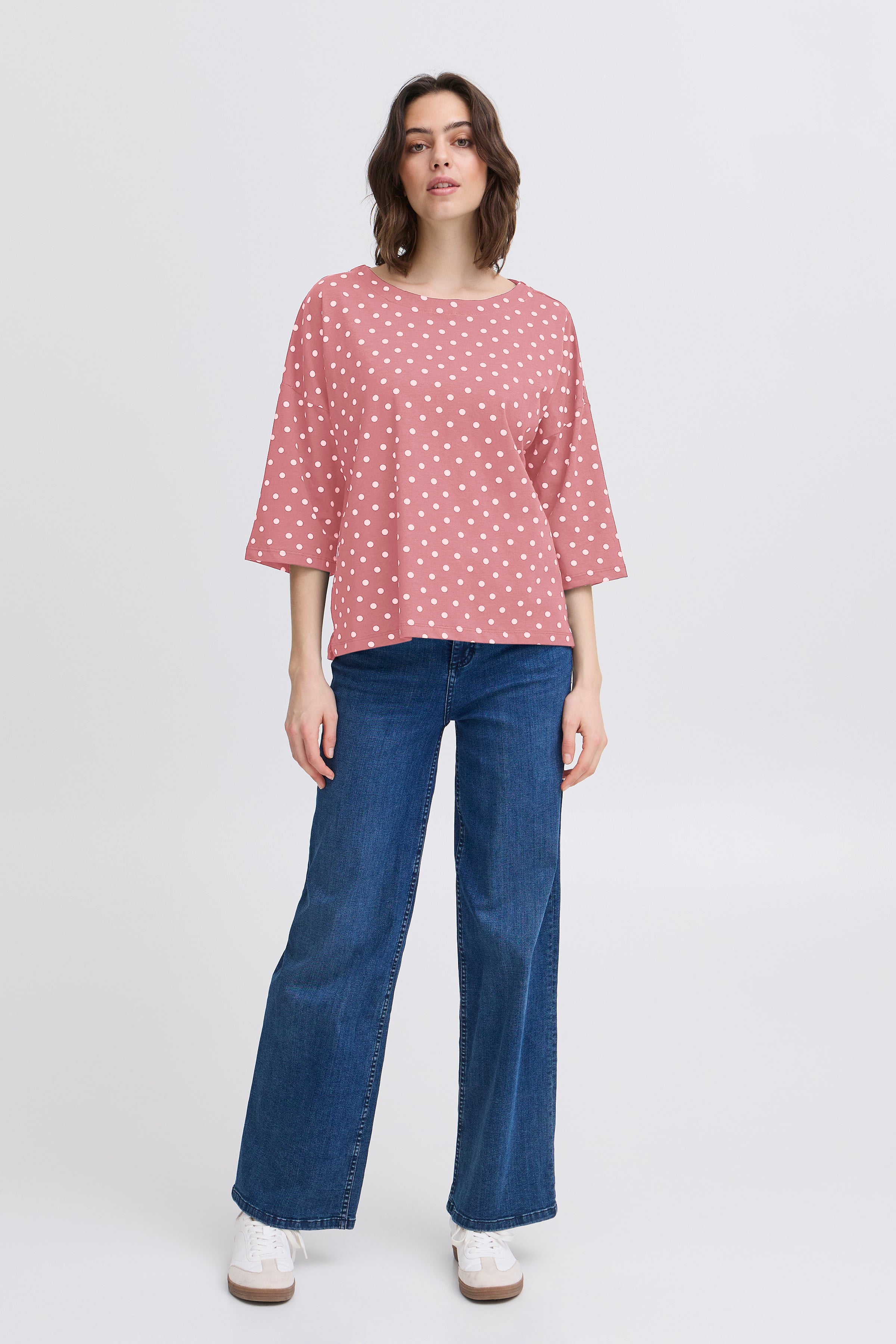 Fransa Siva T Shirt 3 Nostalgia Rosa