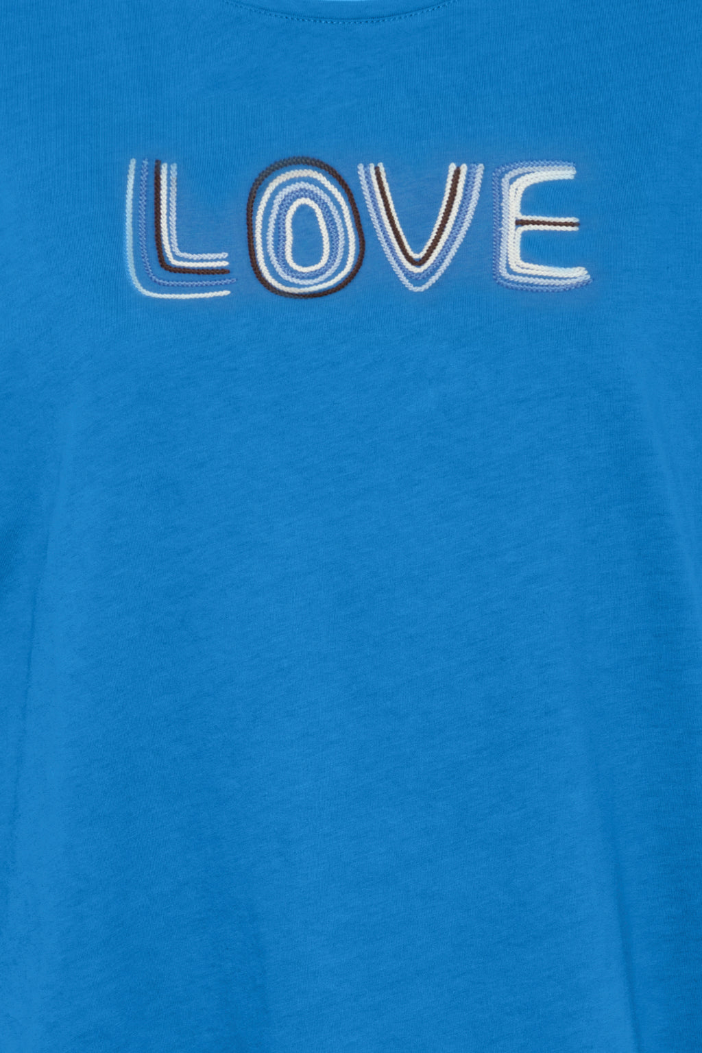 Fransa Koko T-shirt 1 Love Print Beaucoup Blå