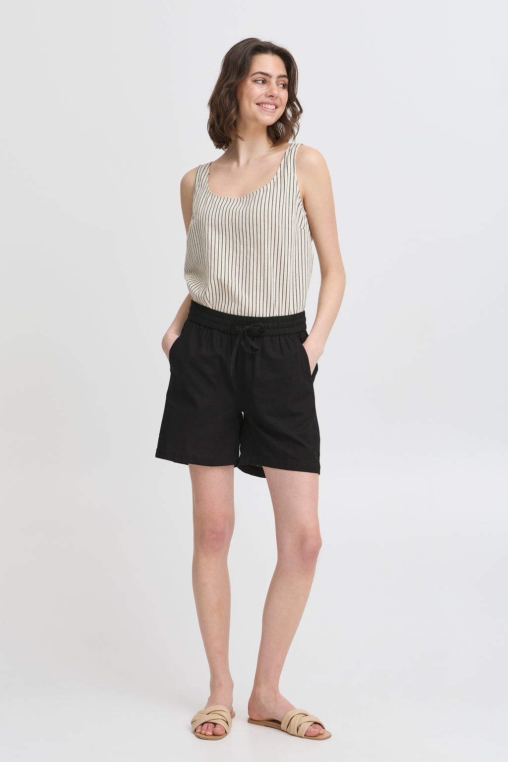 Fransa Maddie Shorts 1 Sort