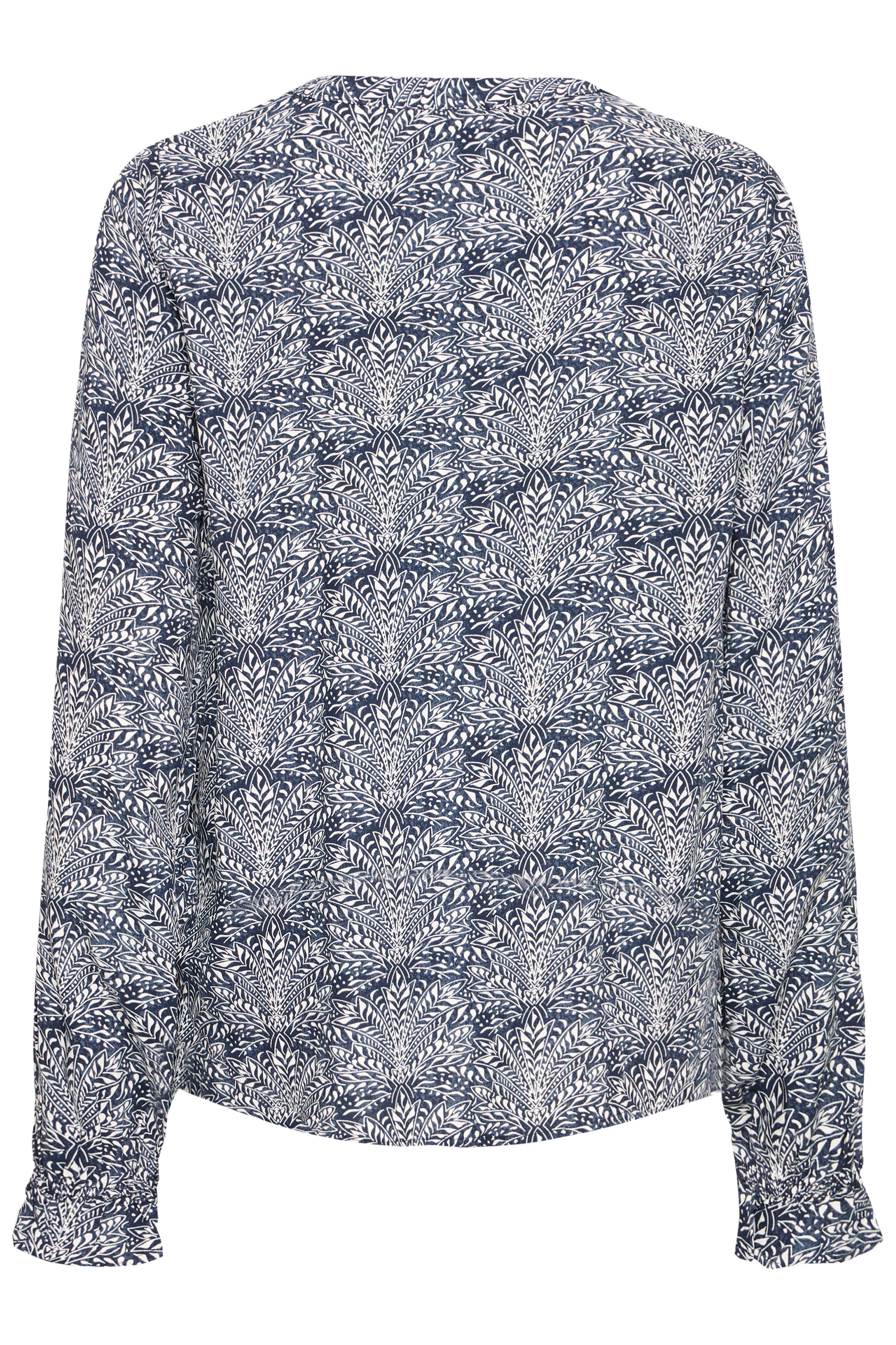 Fransa Flowy 3 Bluse Night Whisper Blå