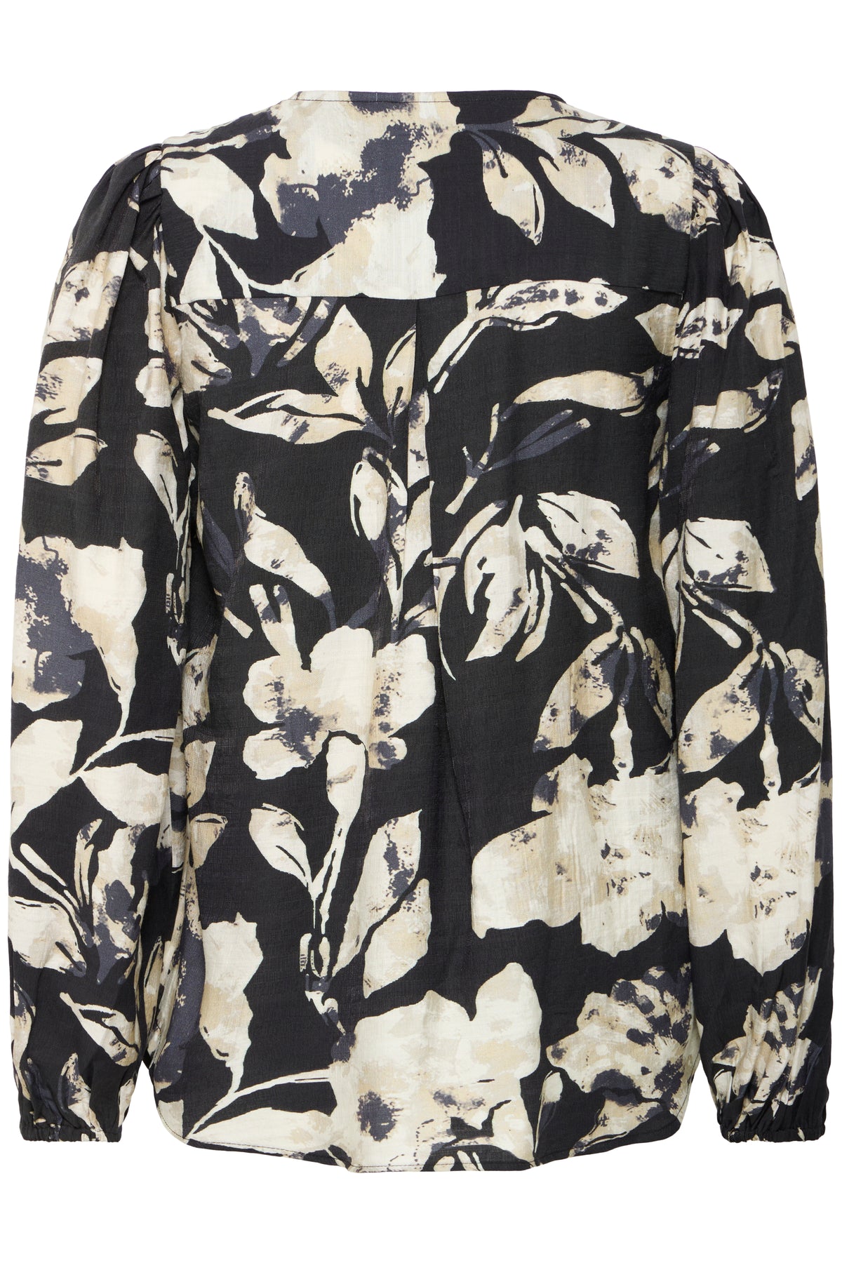 Fransa Ariana Bluse 4 Blomstret Sort