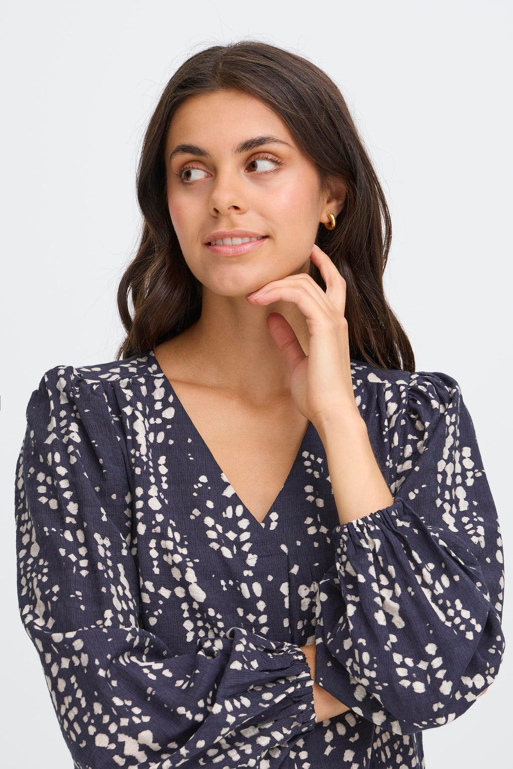 Fransa Ariana Bluse 4 Nightsky Blå