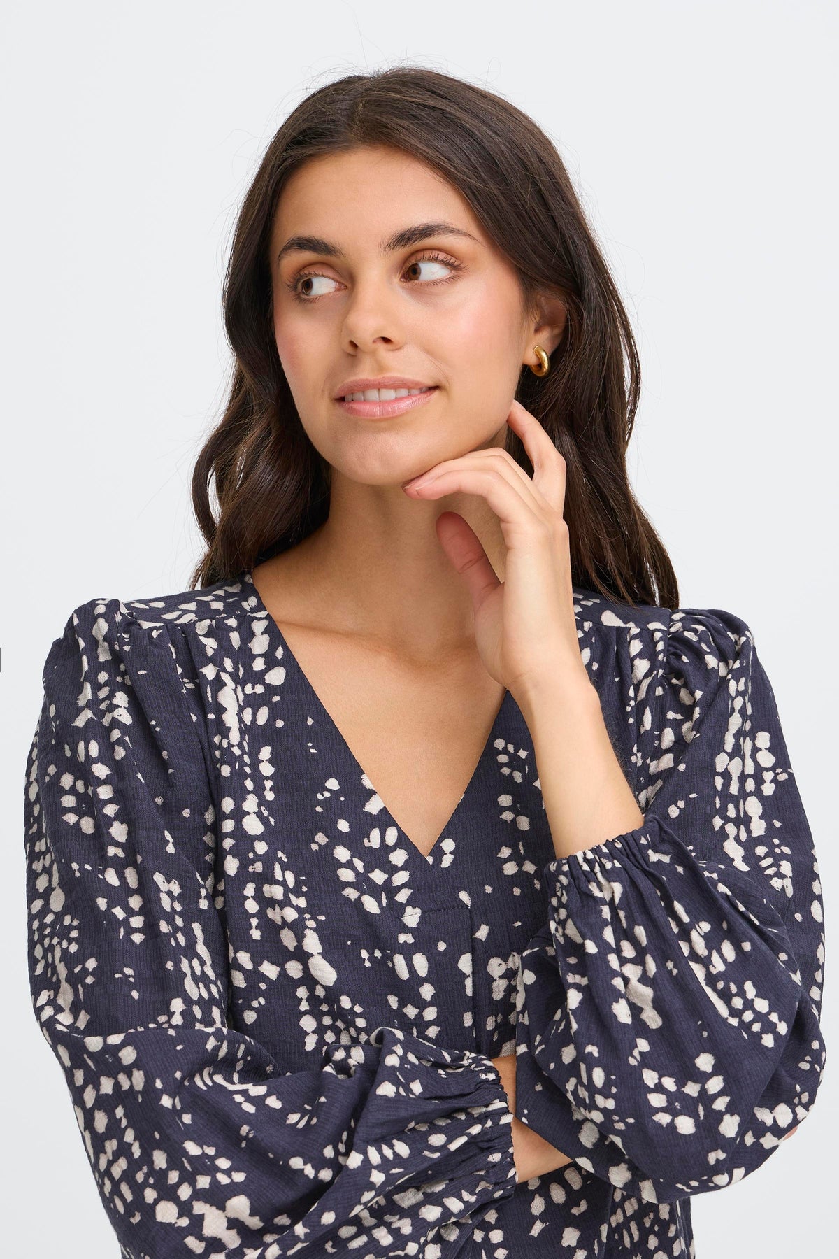 Fransa Ariana Bluse 4 Nightsky Blå