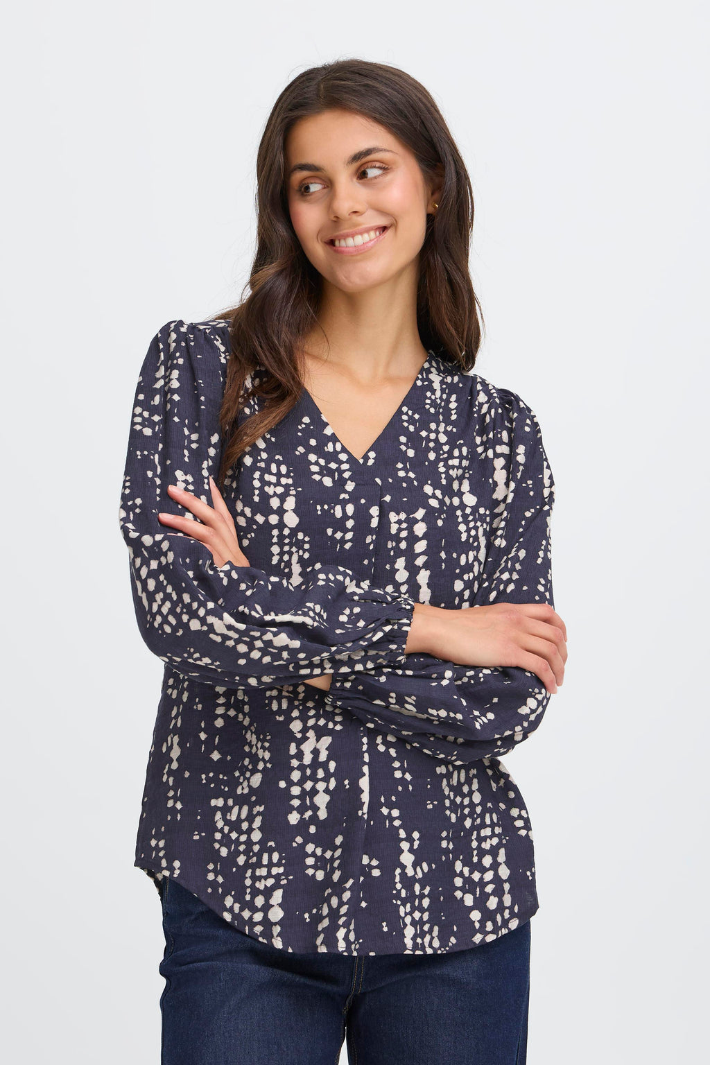 Fransa Ariana Bluse 4 Nightsky Blå