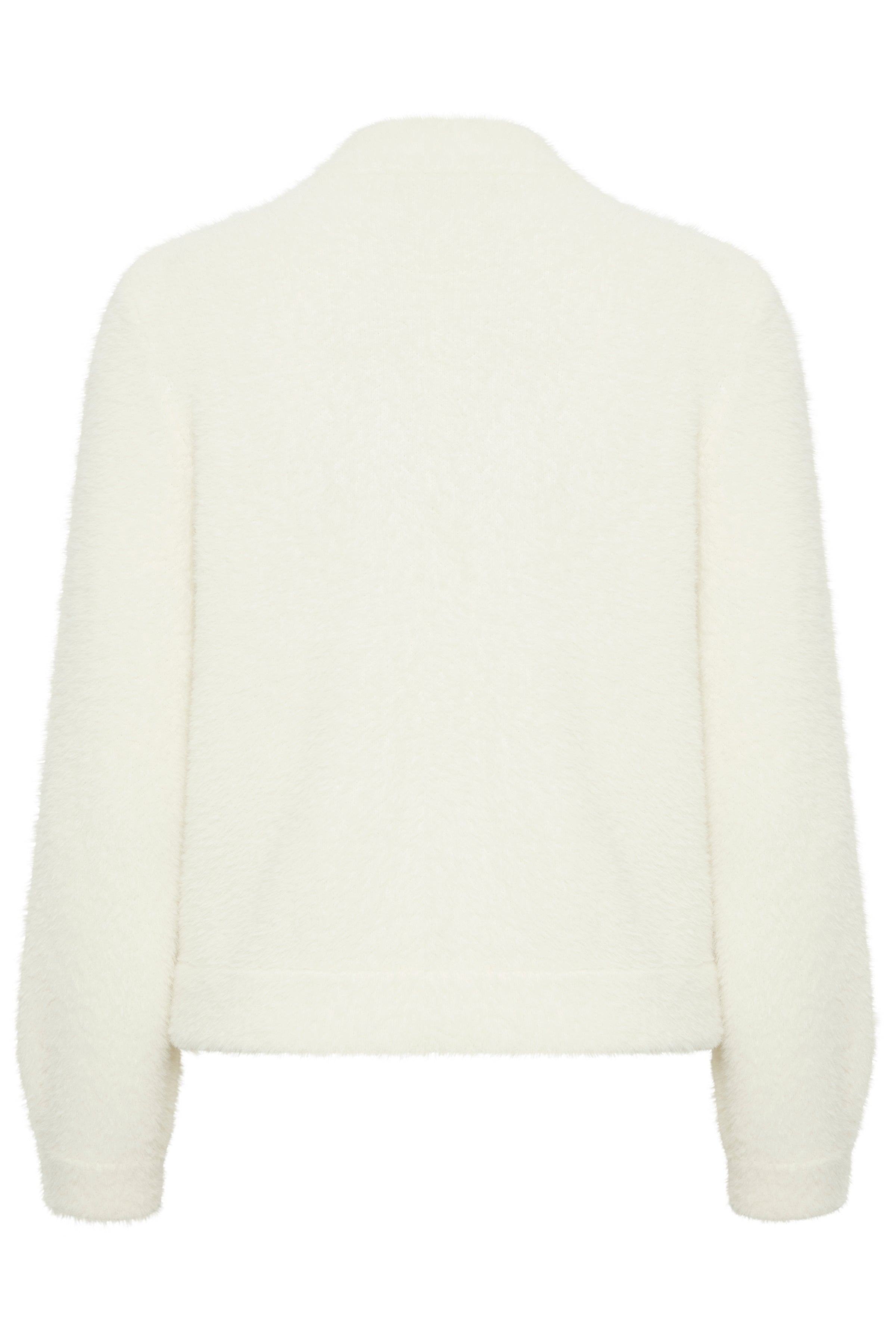 Fransa Reese 1 Cardigan Birch Hvid