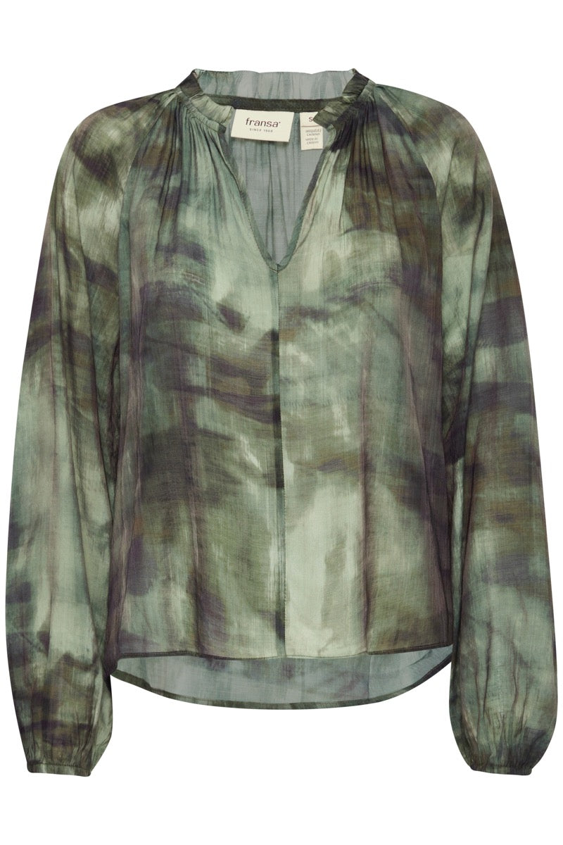 Fransa Illi Bluse 2 Avocado Grøn