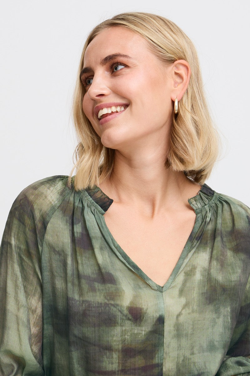 Fransa Illi Bluse 2 Avocado Grøn