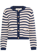 FRANSA Belinda Cardigan Beige Navy