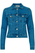 Fransa Denima Jakke 1 Mid Blå Denim