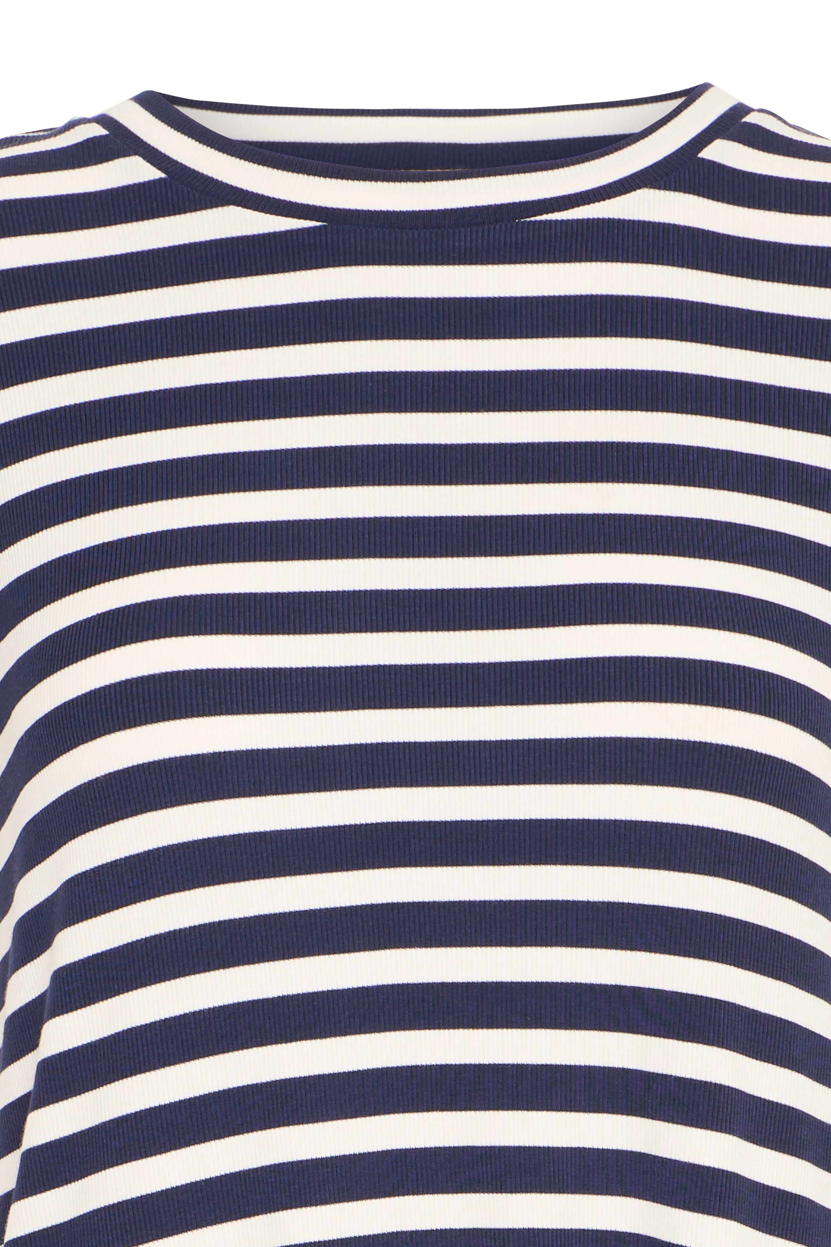 Fransa Cano 1 T-shirt Stribet Navy Blå