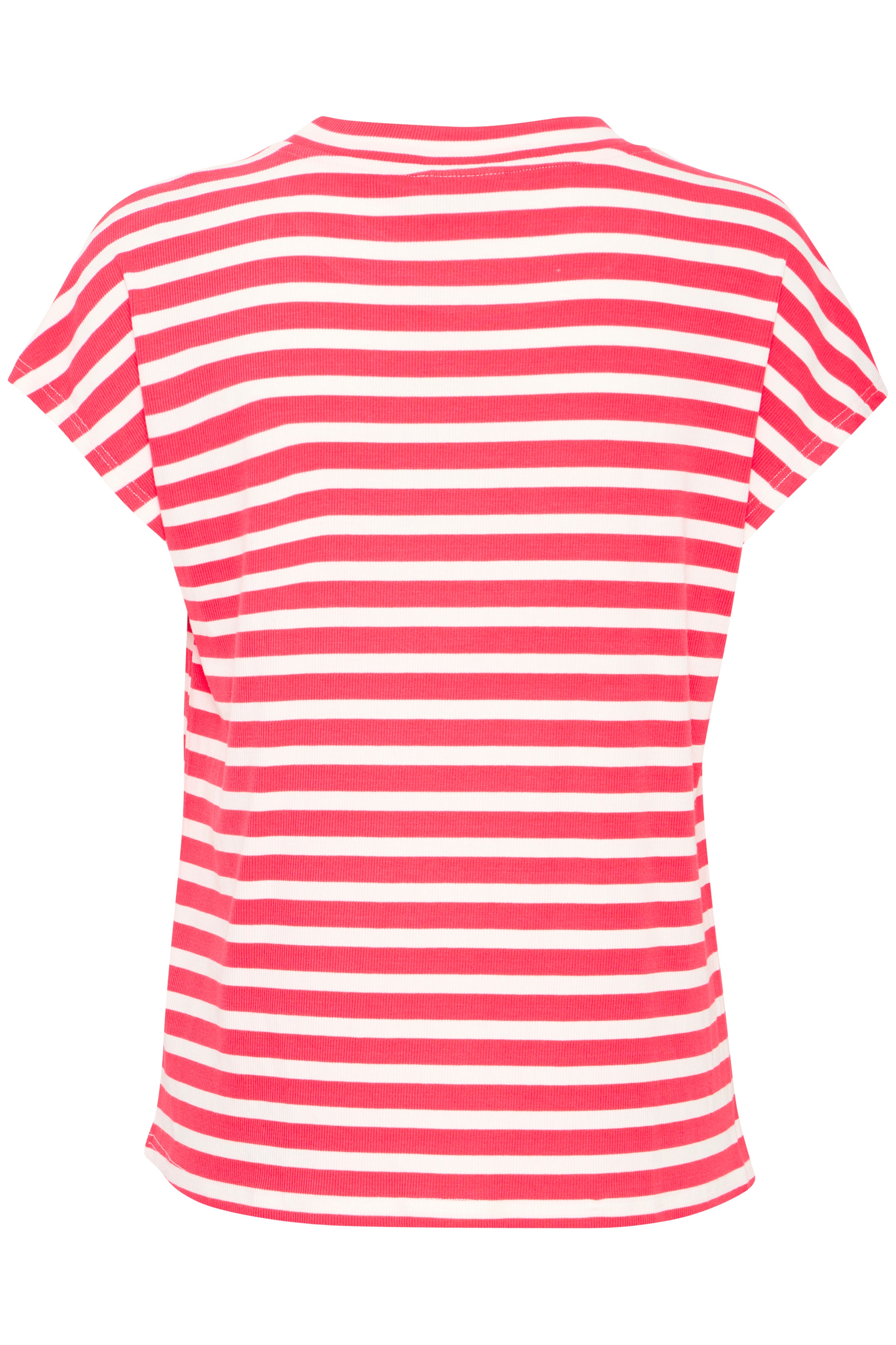 Fransa Cano 1 T-shirt Stribet Teaberry Rød