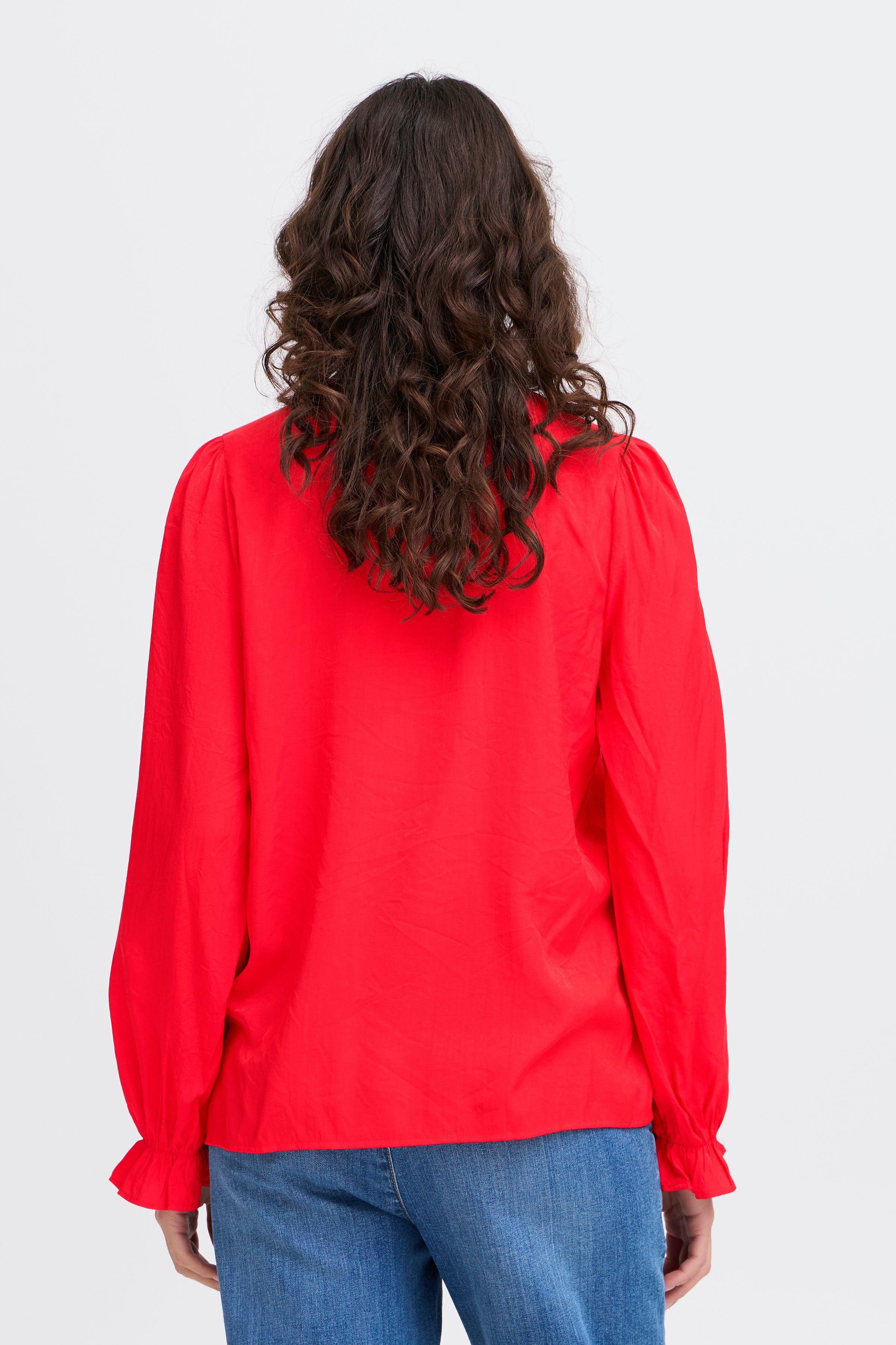 Fransa Diana 1 Bluse Poinsettia Rød