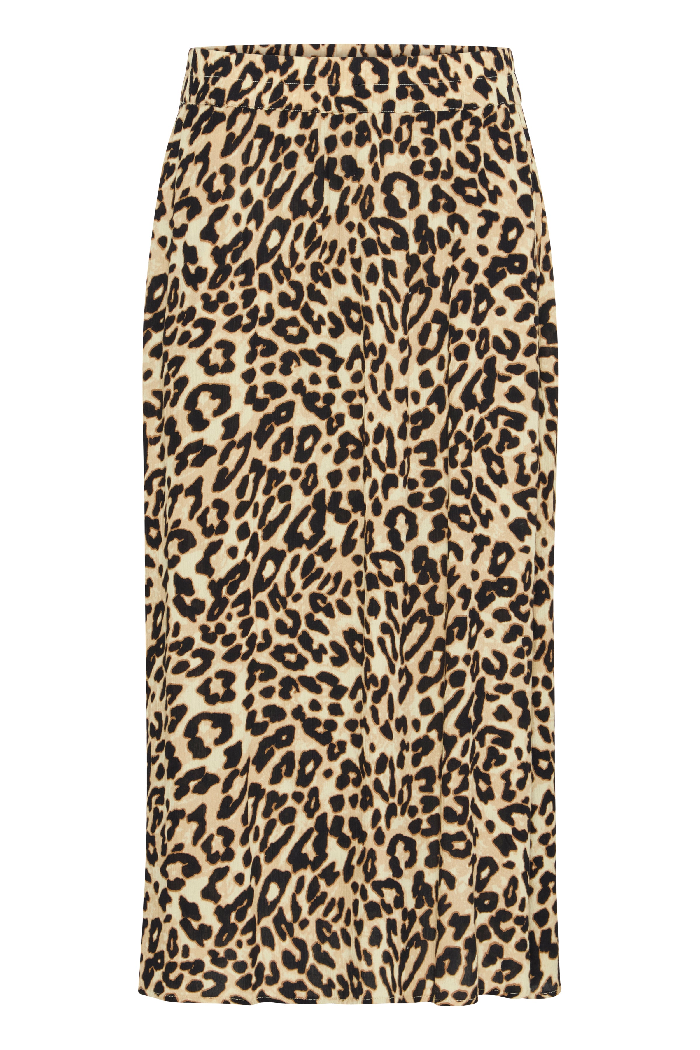 Fransa Ease 2 Nederdel Leopard Brun