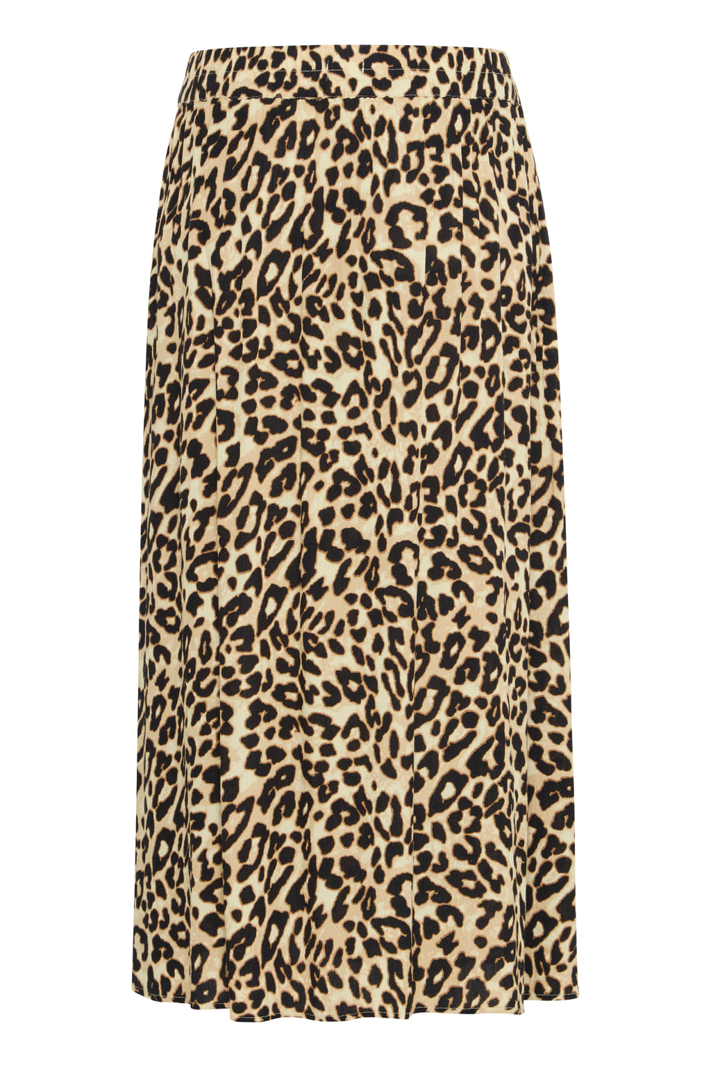 Fransa Ease 2 Nederdel Leopard Brun