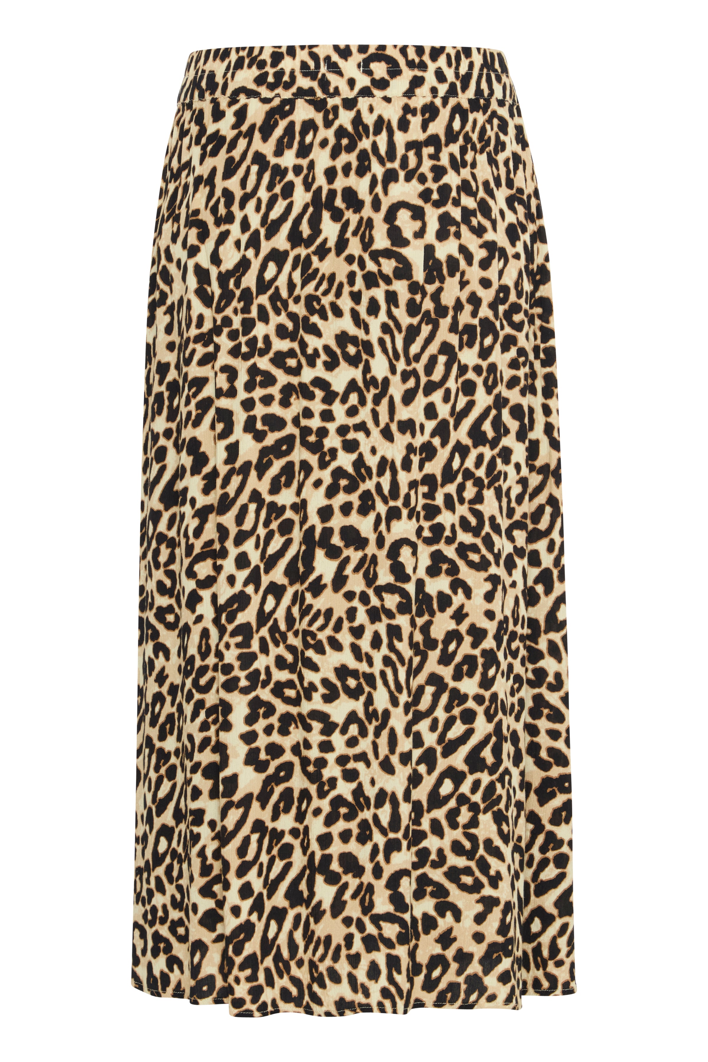 Fransa Ease 2 Nederdel Leopard Brun