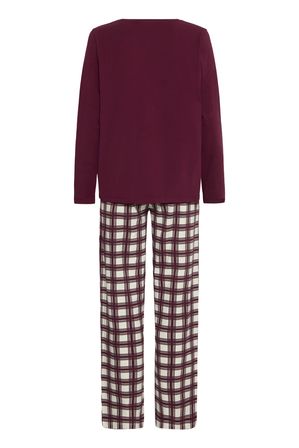 Fransa KAFI 1 Relax Sæt Bluse Buks Poinsettia Brun