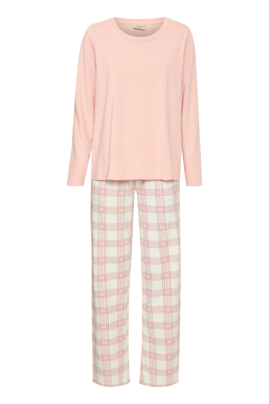 Fransa KAFI 1 Relax Sæt Bluse Buks Smoke Rosa