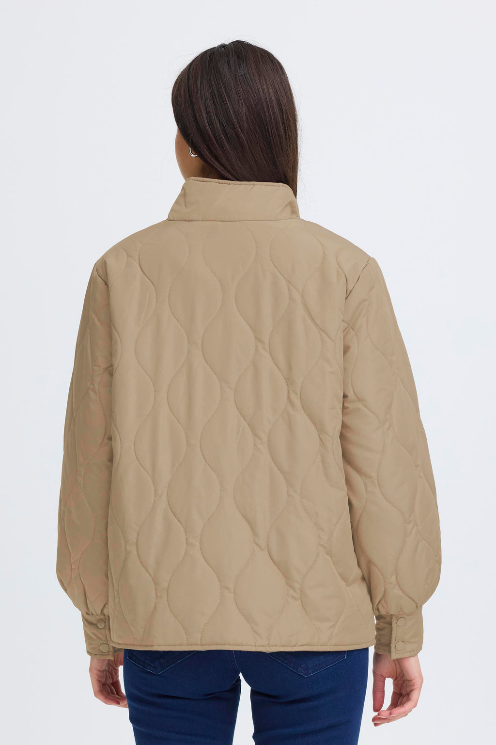 Fransa Egia Jakke 1 Desert Taupe Brun