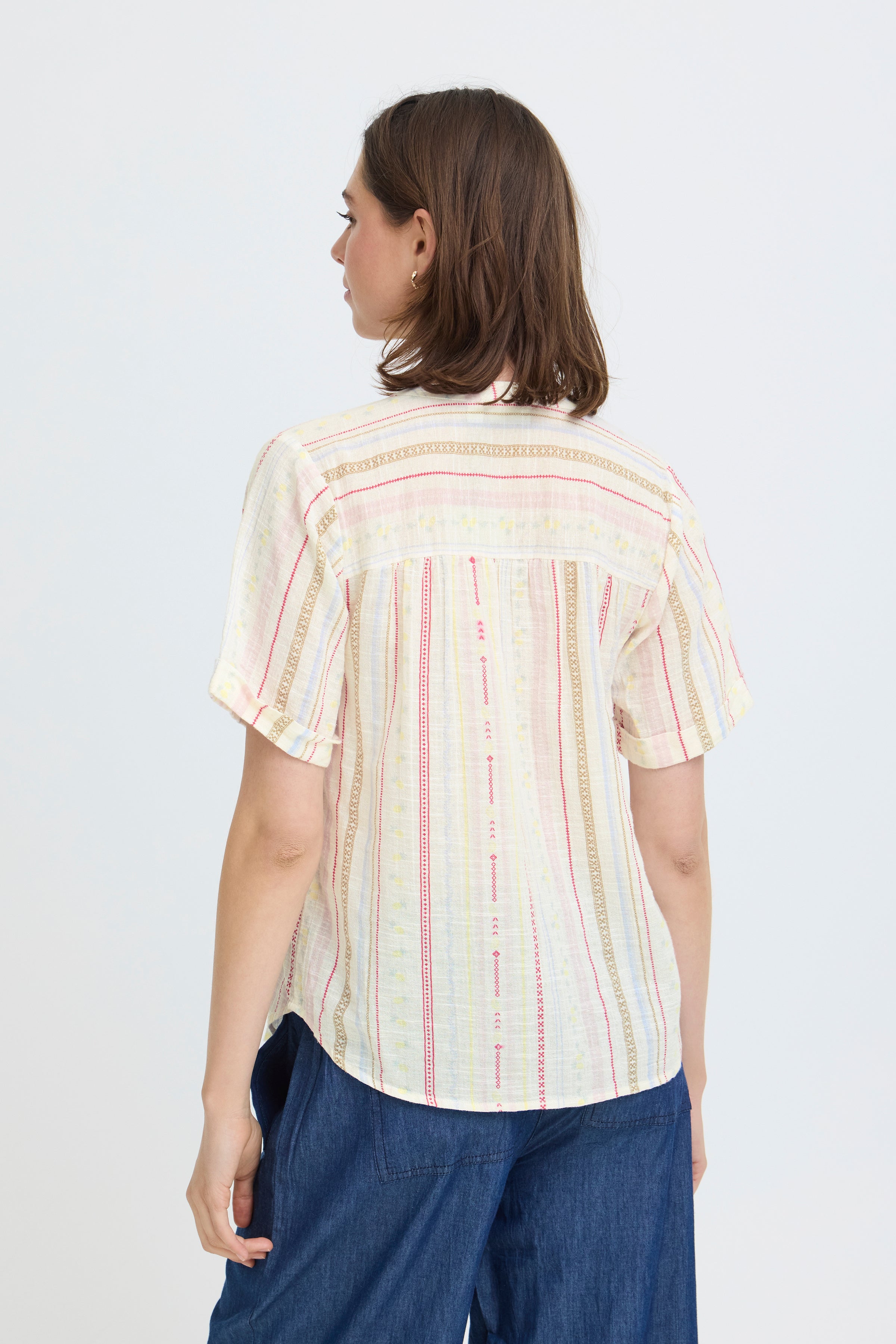 Fransa Bobbi Skjorte 1 Cream Hvid