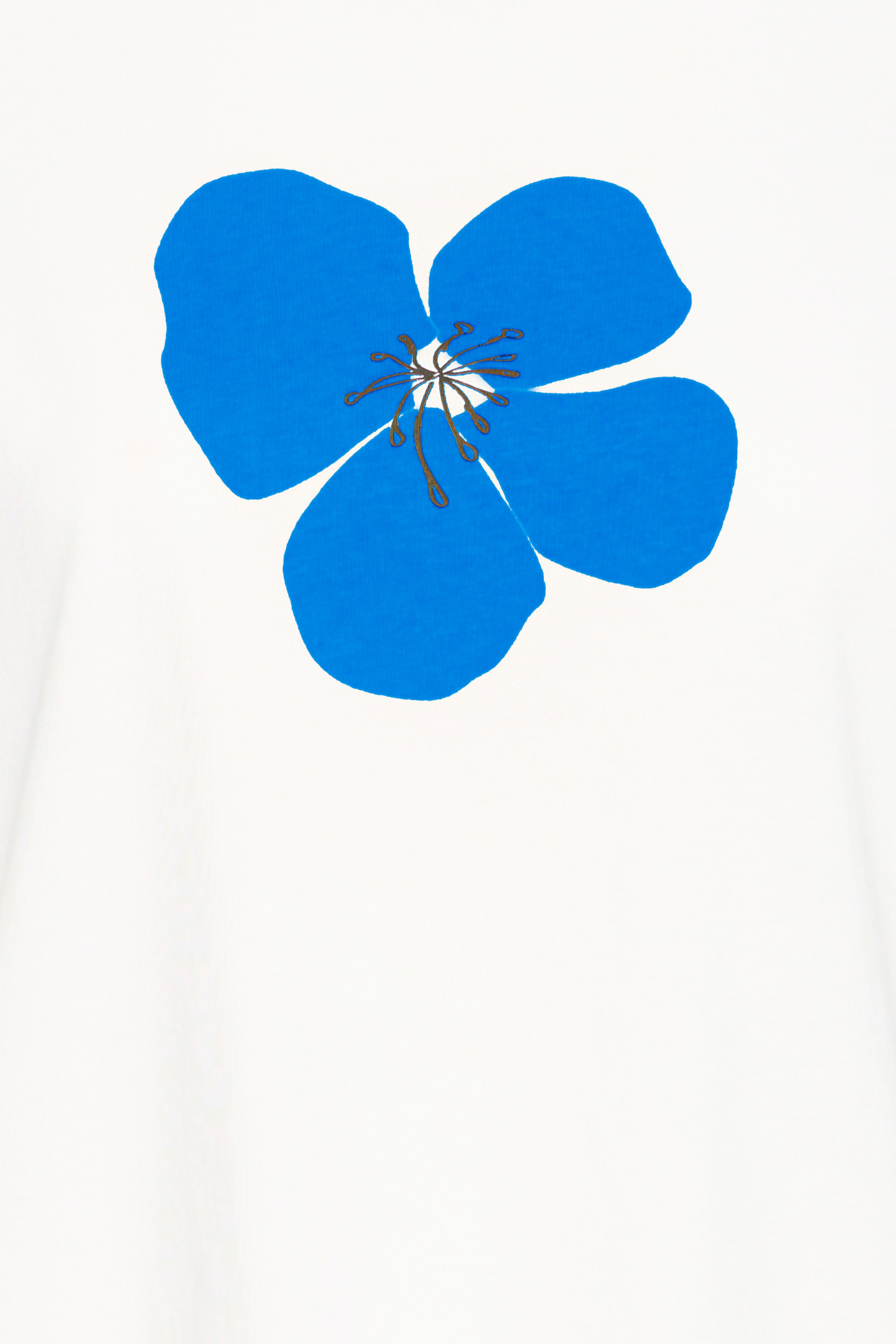 Fransa Mayra 1 T-shirt Lolite Blomst Blå