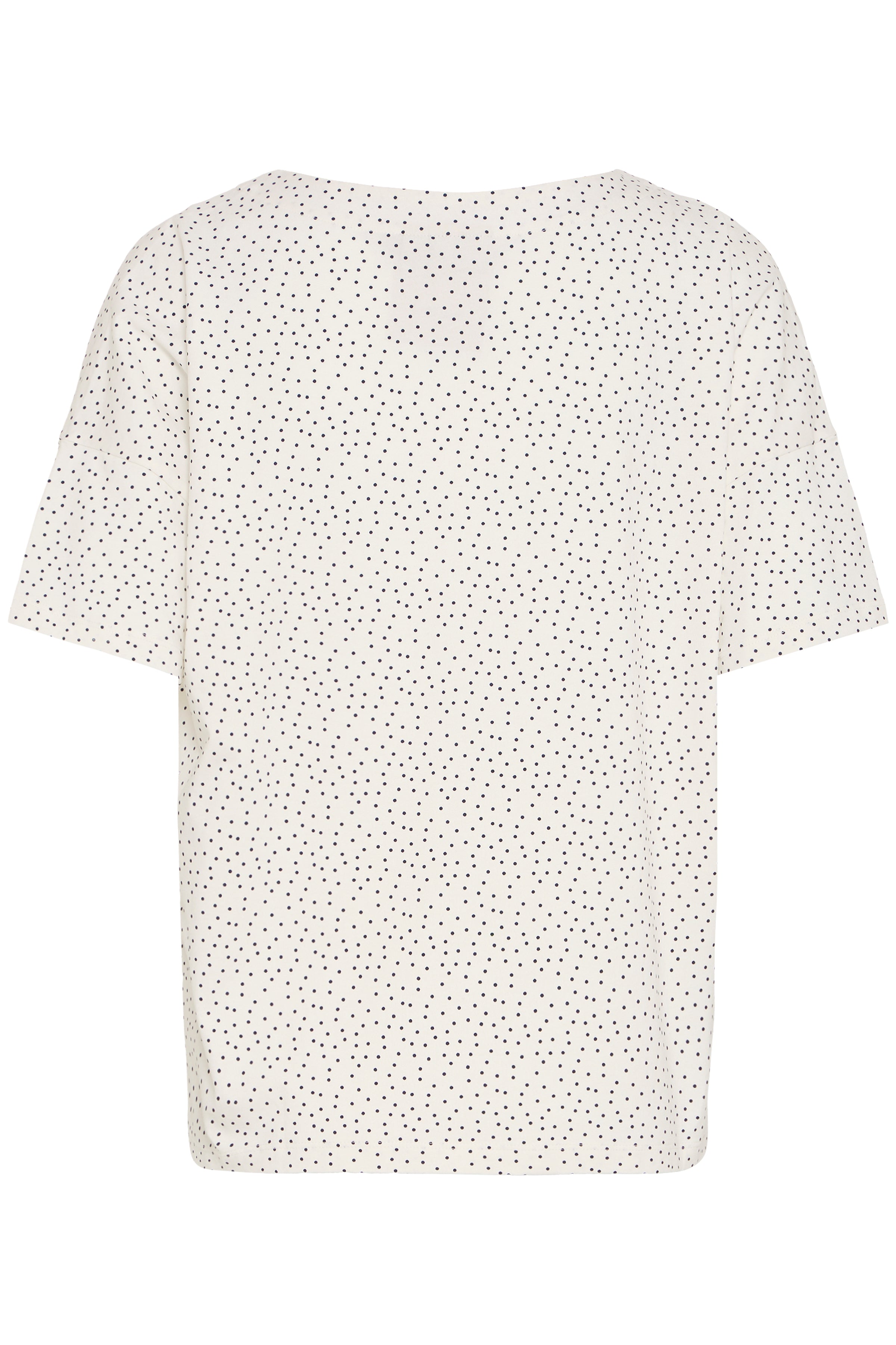 Fransa Siva T-shirt 7 Prikket Navy Blå