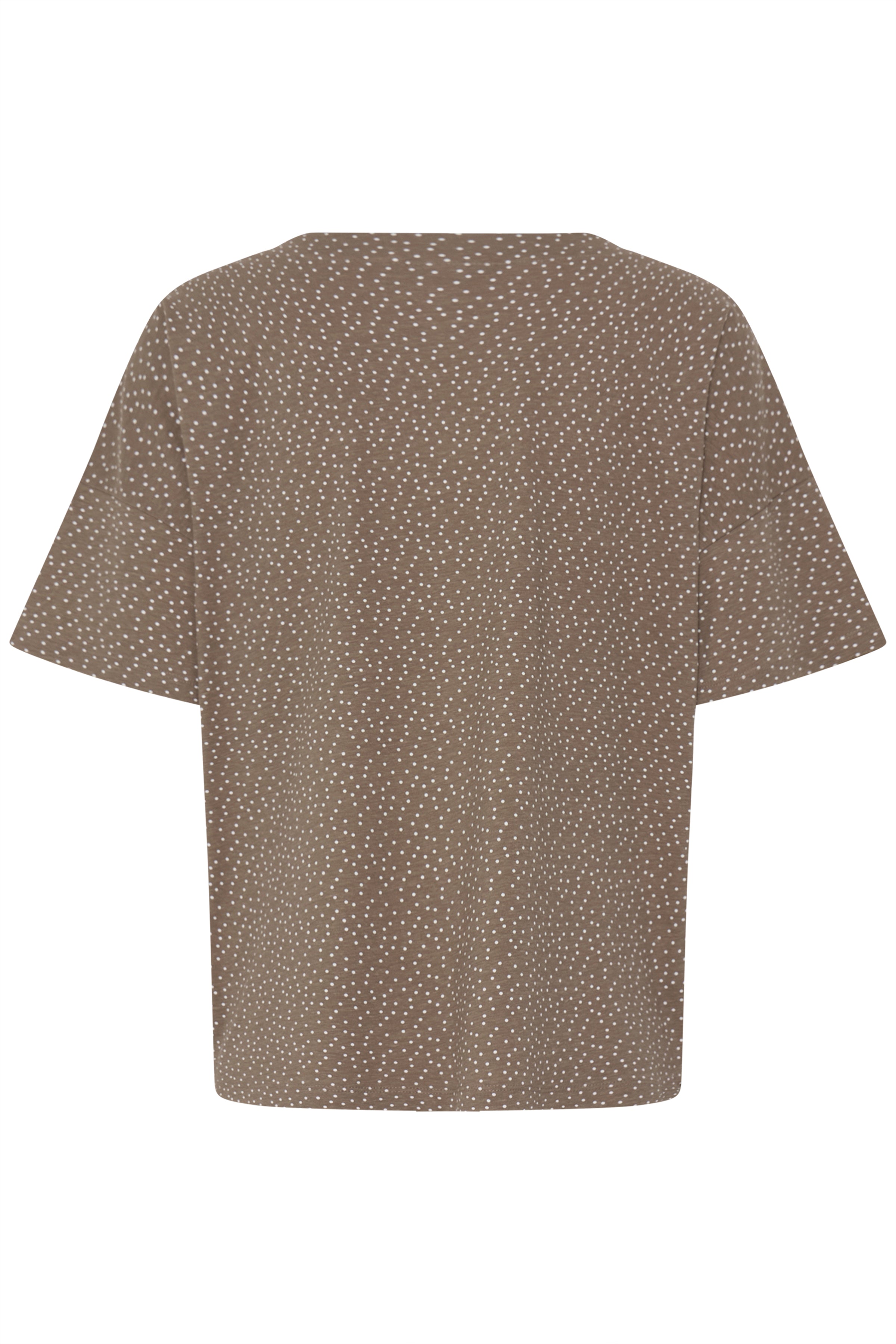 Fransa Siva T-shirt 7 Prikket Brun Hvid