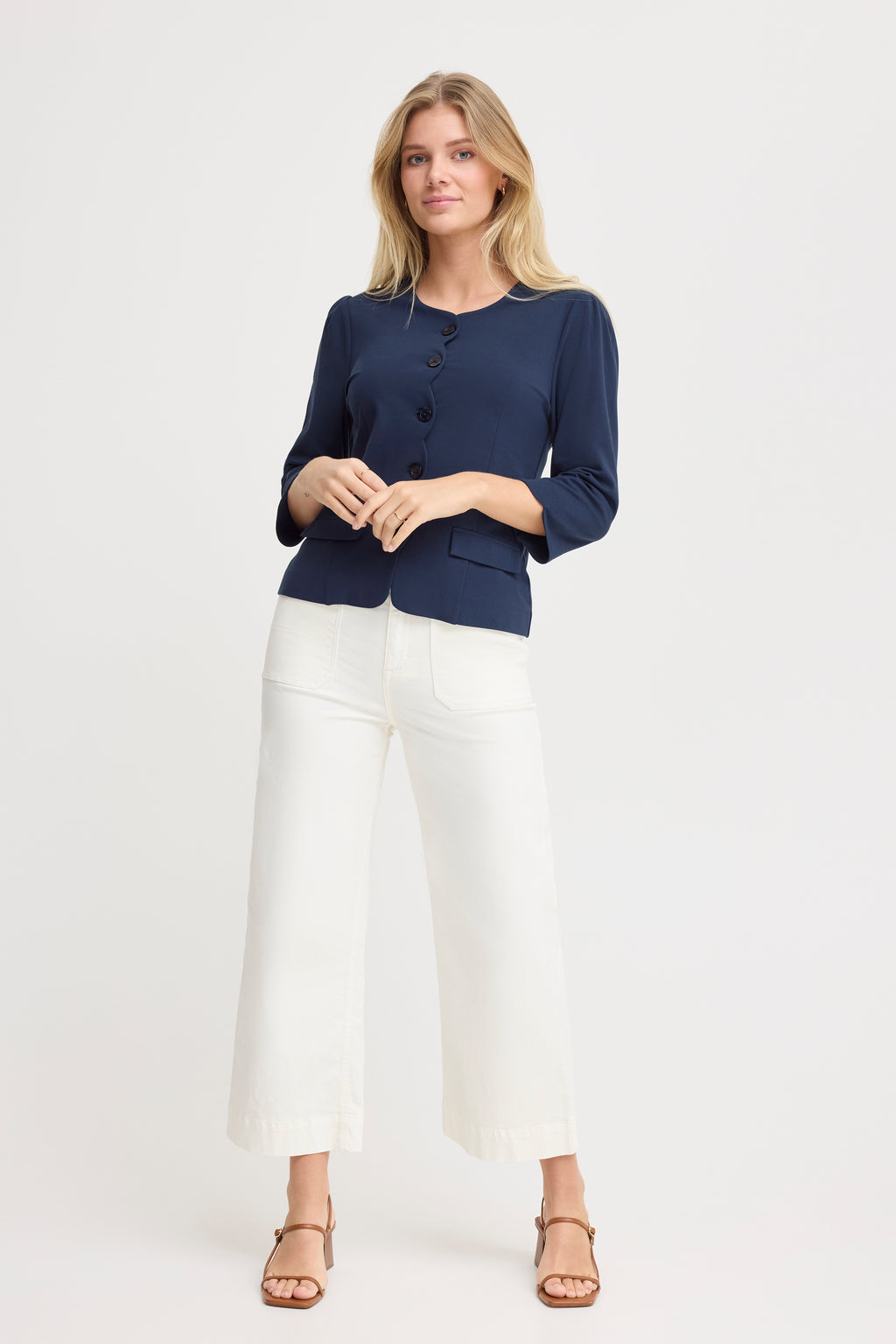 Fransa Milo 1 Blazer Navy Blå