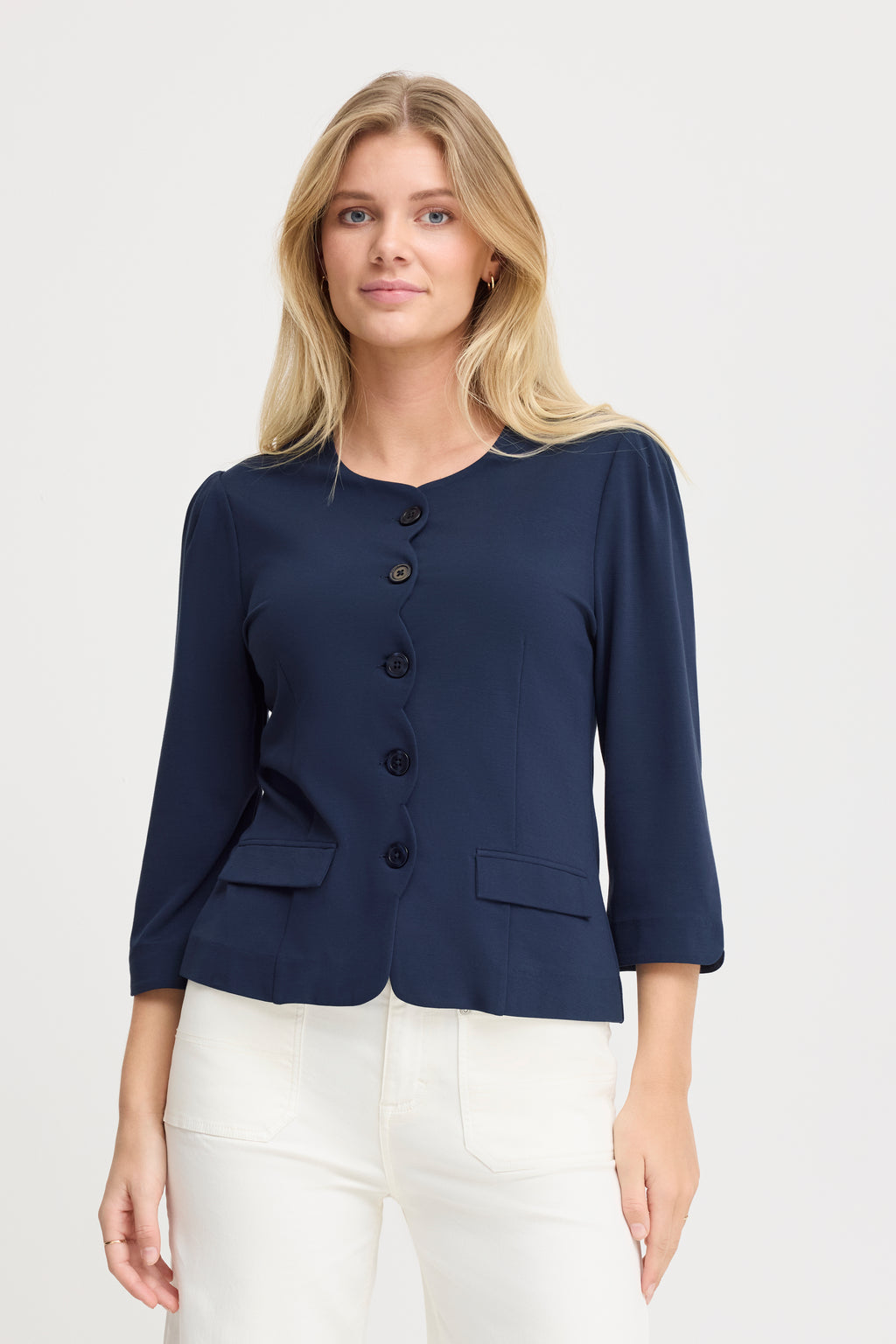 Fransa Milo 1 Blazer Navy Blå