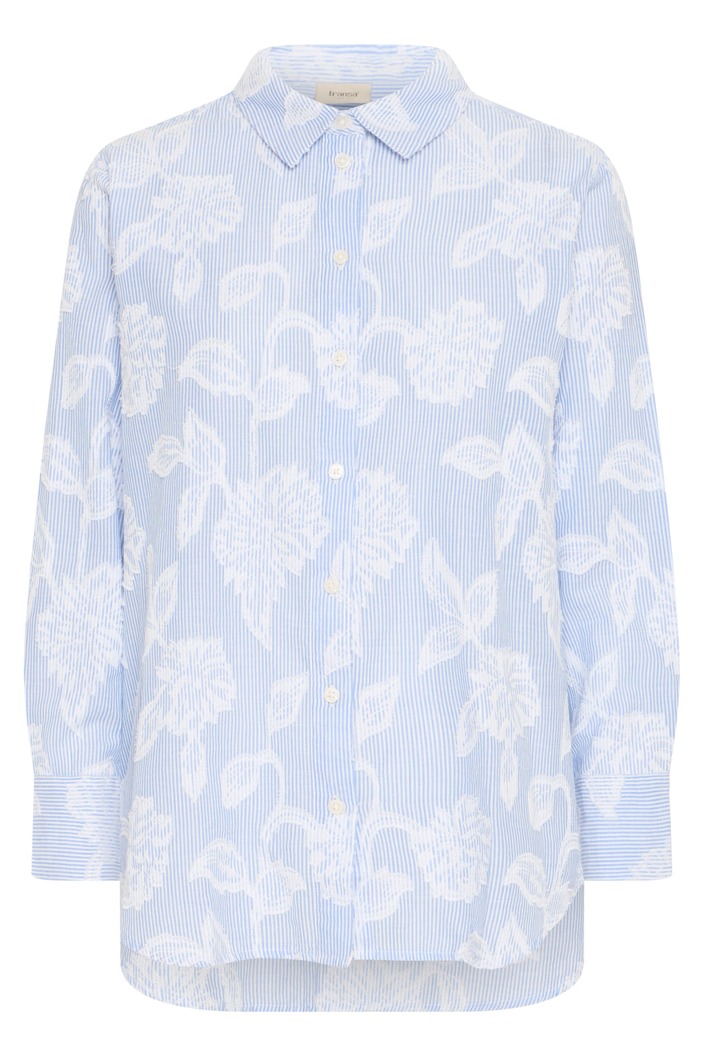 Fransa Lani 1 Skjorte Cashmere Blå