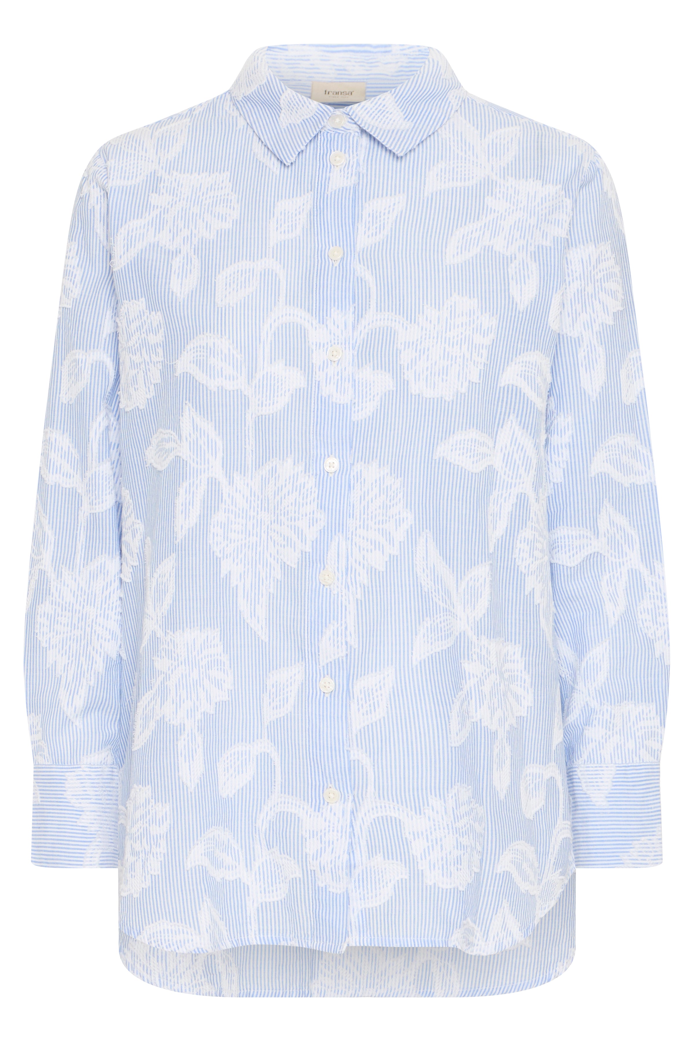 Fransa Lani 1 Skjorte Cashmere Blå