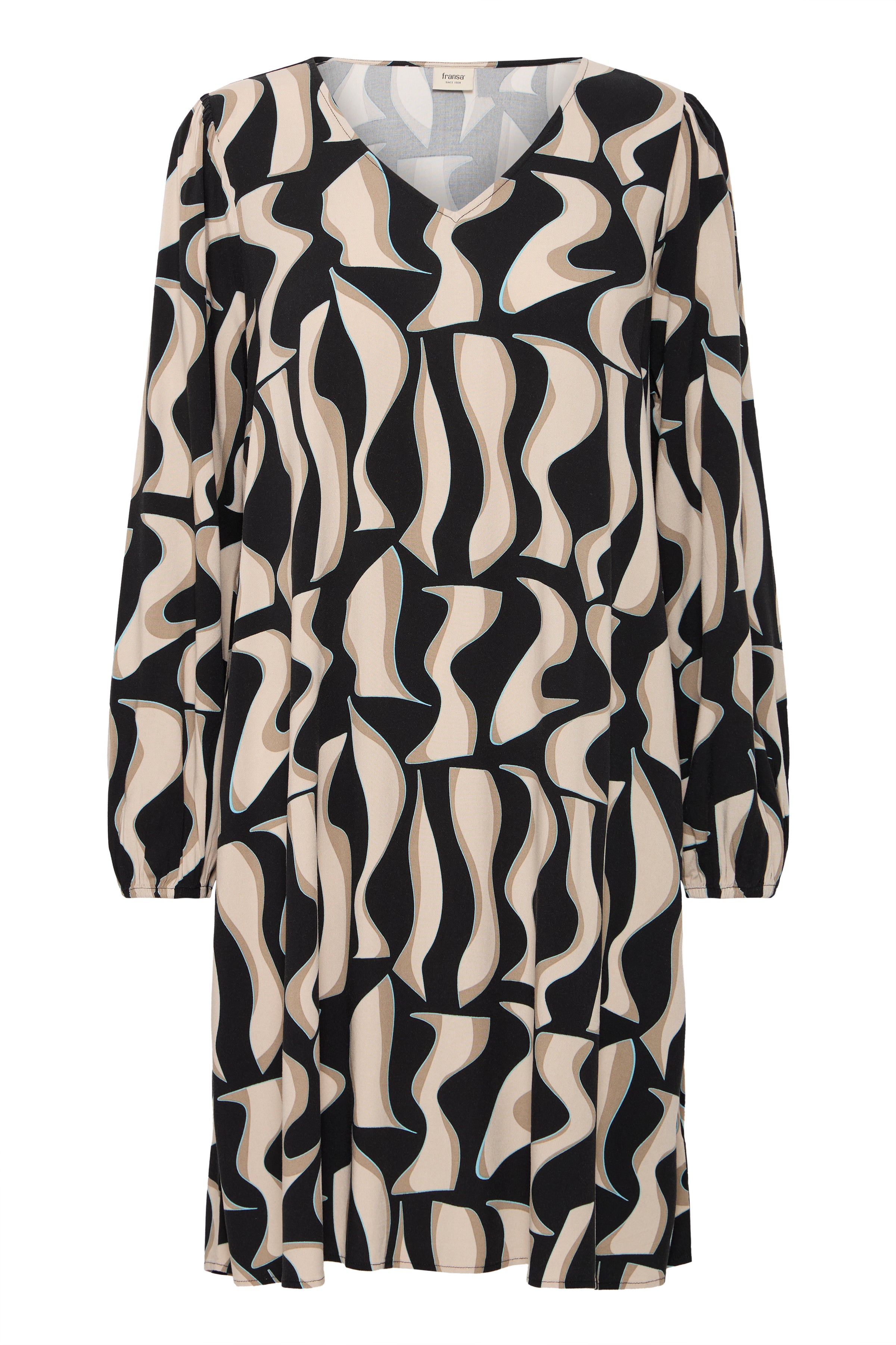 Fransa Justini 1 Kjole Art Sort
