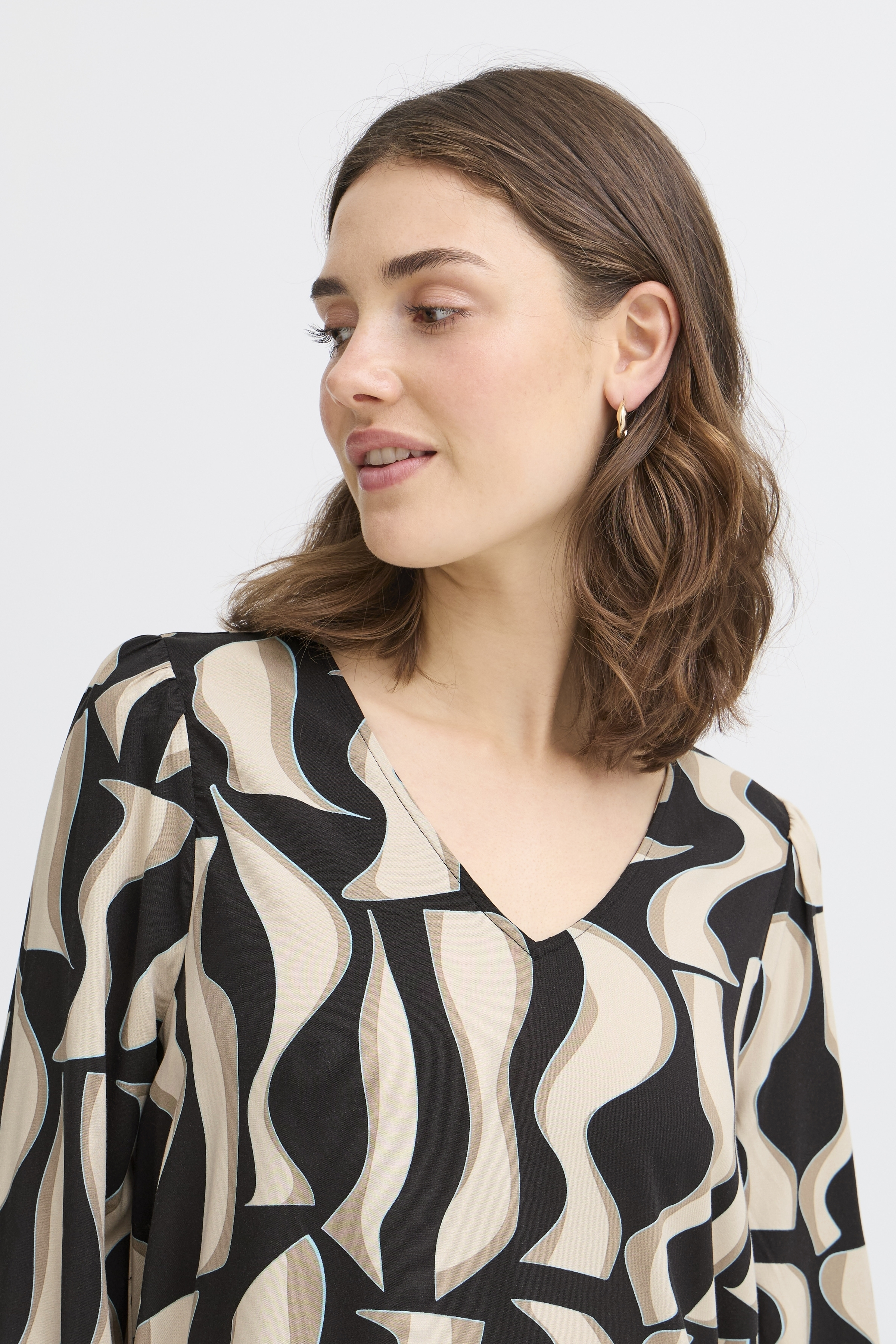 Fransa Justini 1 Kjole Art Sort