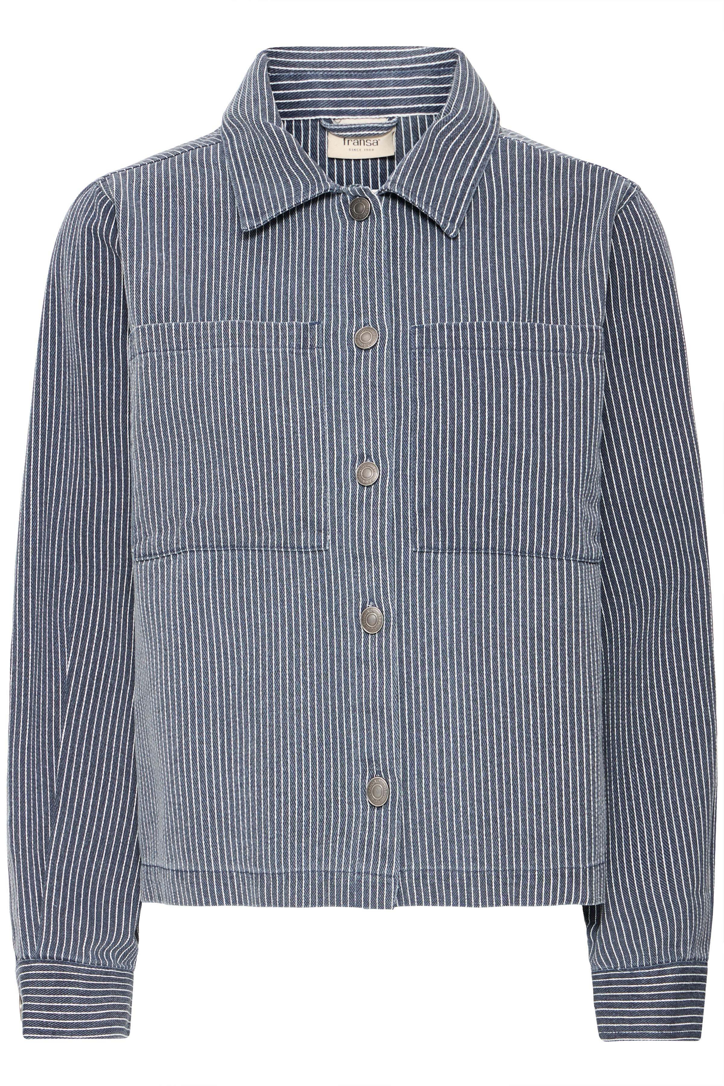 Fransa Twinni Jakke Navy Blå