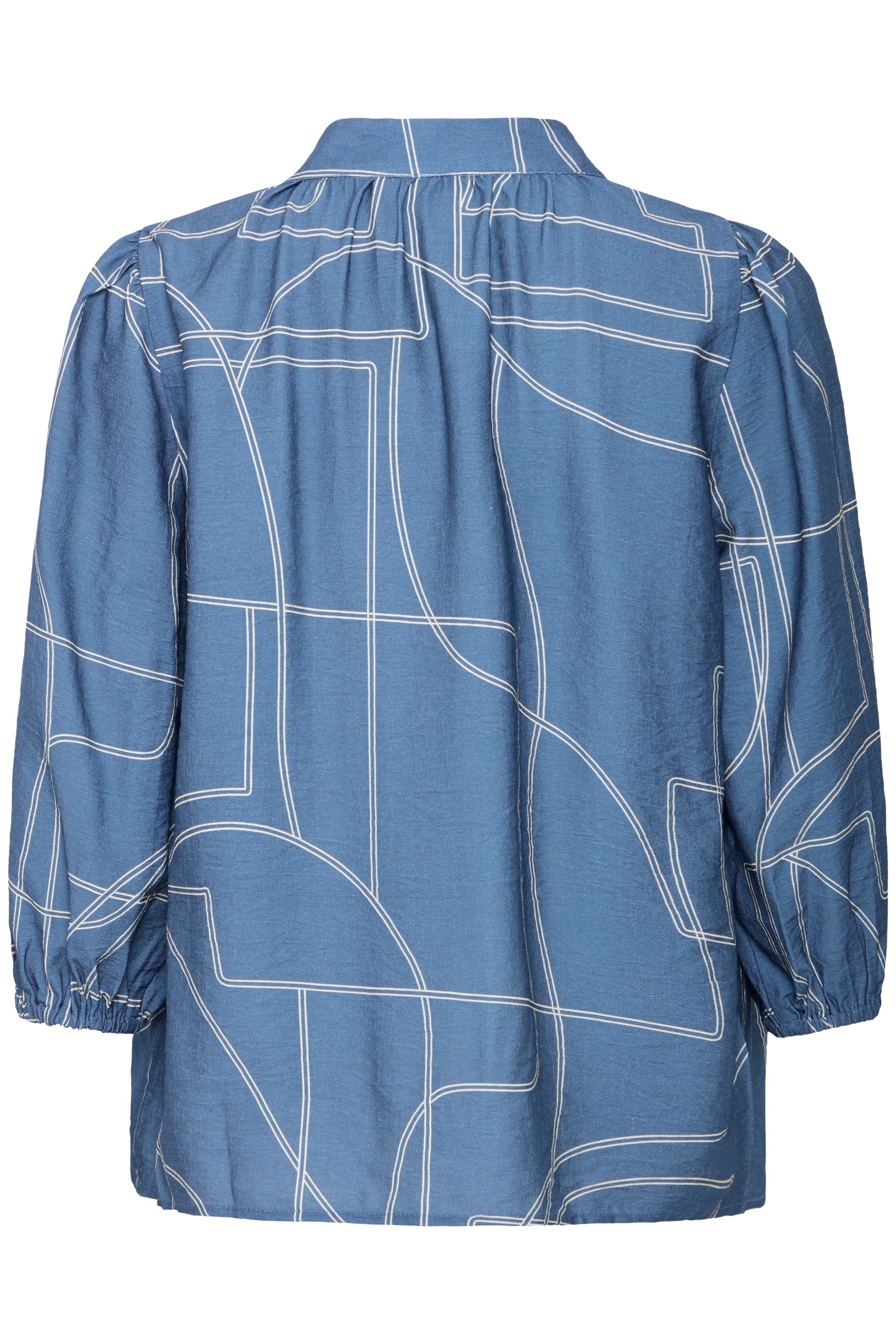 Fransa Daphne 1 Bluse Bering Sea Art Blå