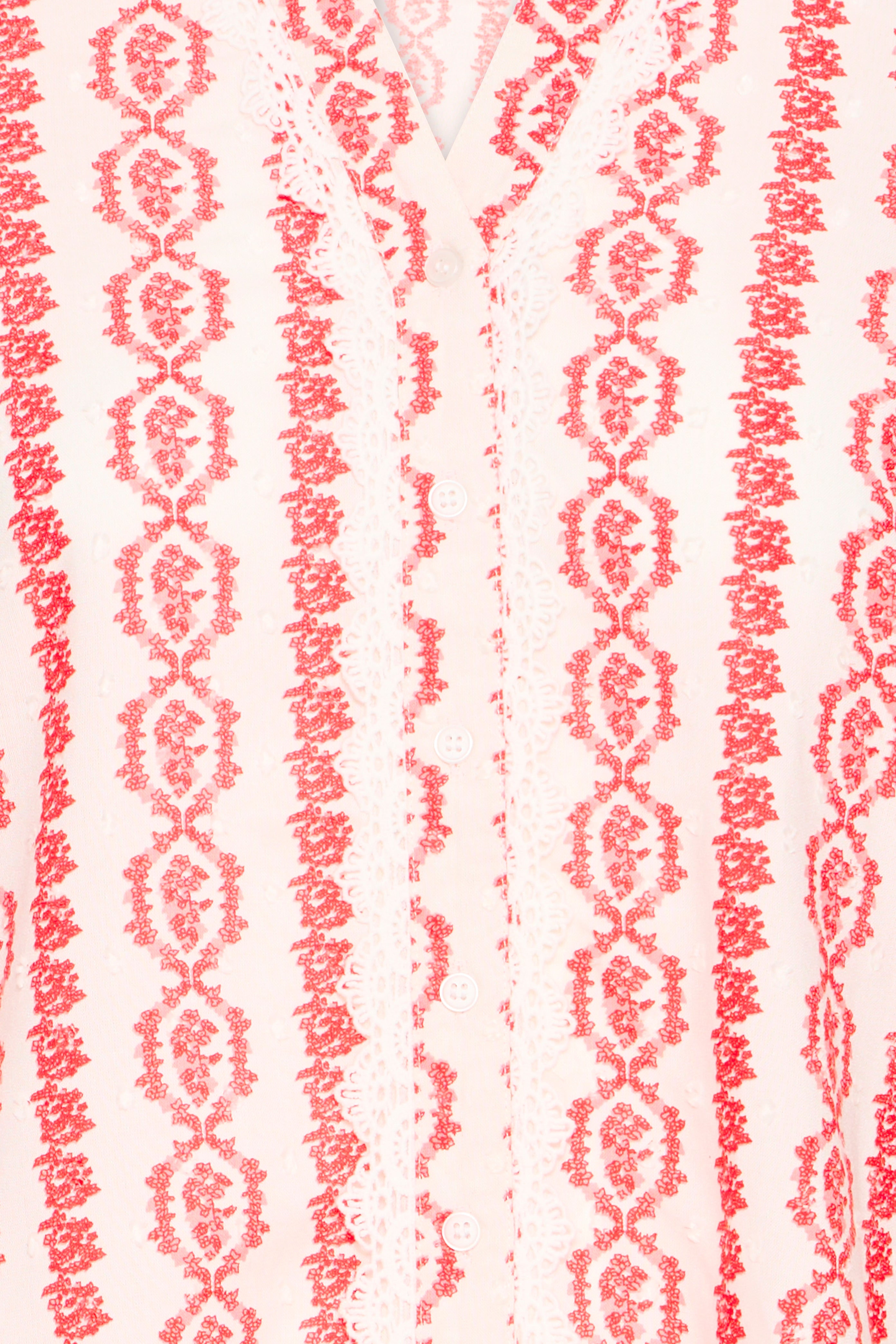 Fransa Sophia Skjorte 1 Print Rød