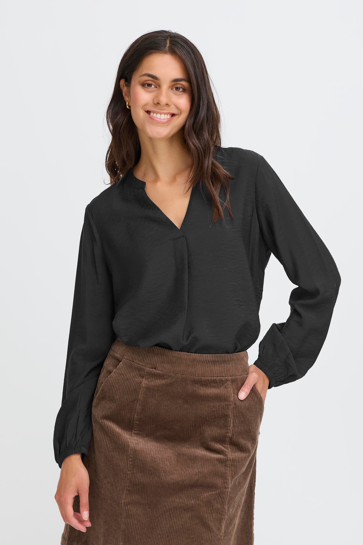 Fransa Sie Bluse 1 Sort