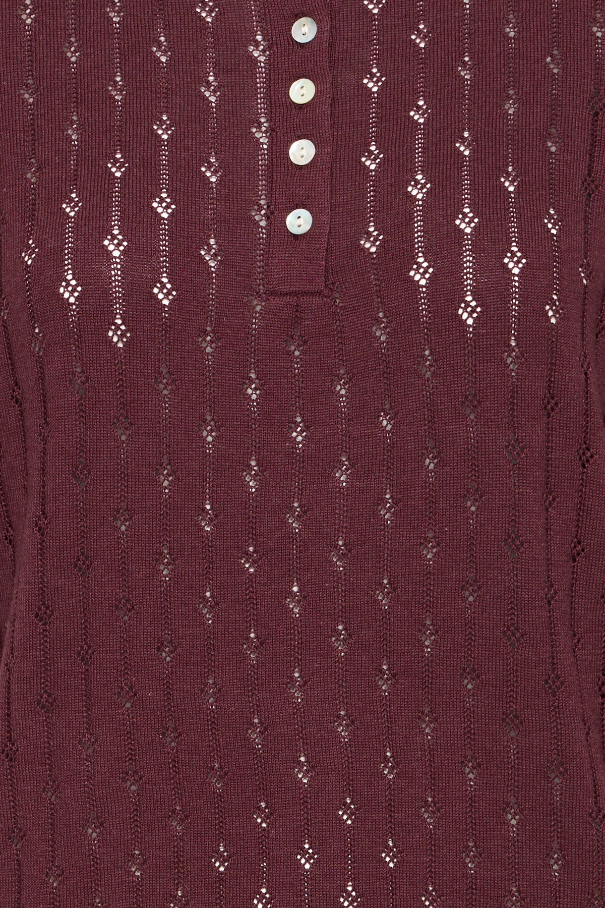 Fransa Pointella Pullover 2 Fudge Rød