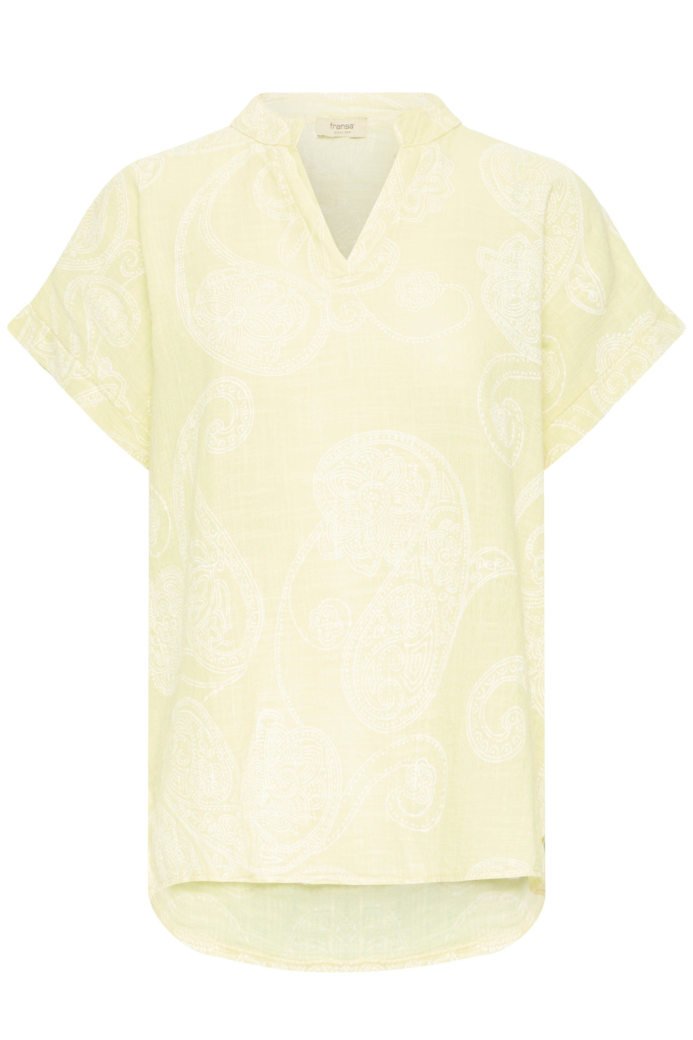 Fransa Marika Bluse 3 Paisley Elfin Gul