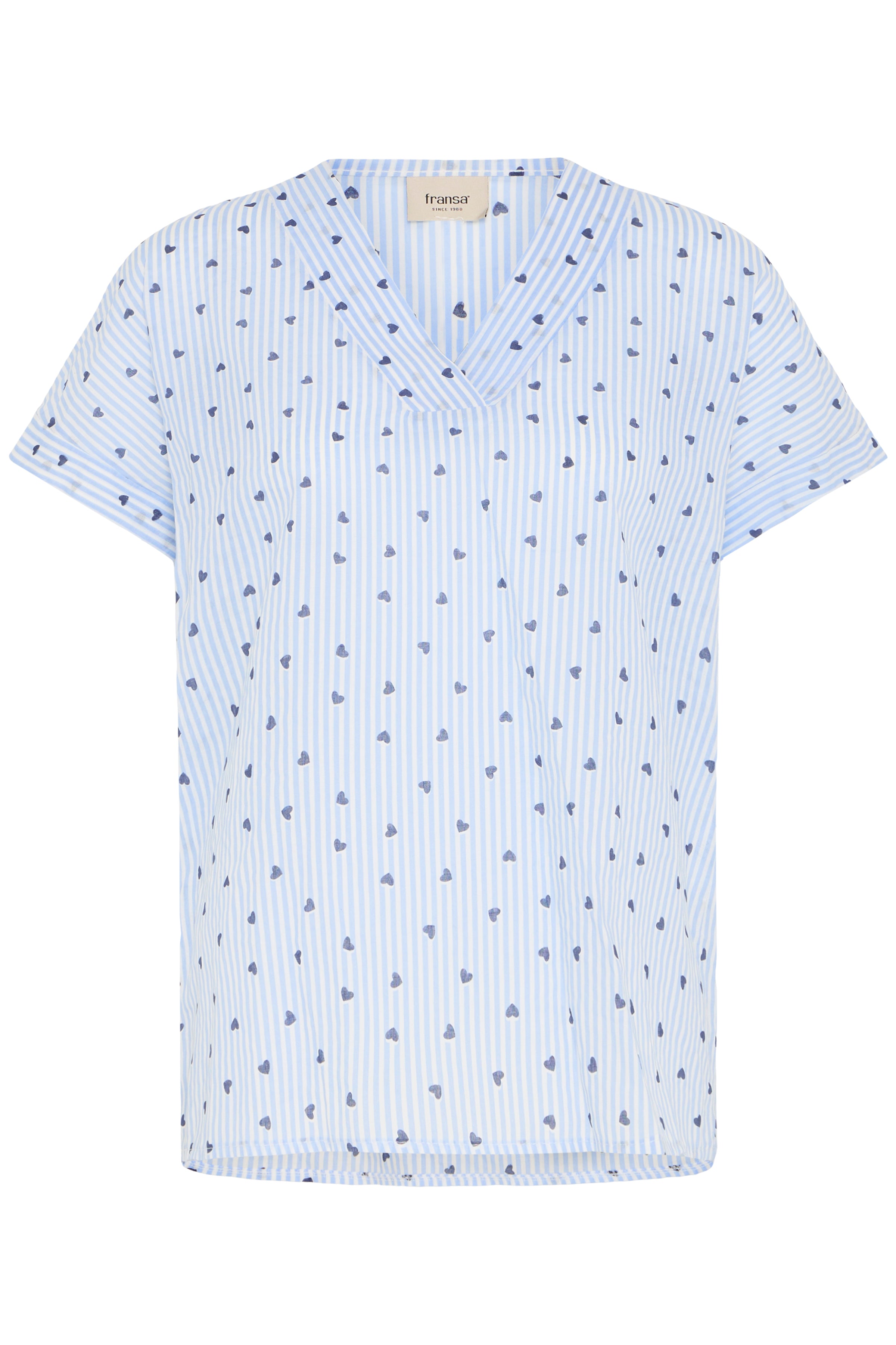 Fransa Julietta Bluse 1 Cashmere Blå