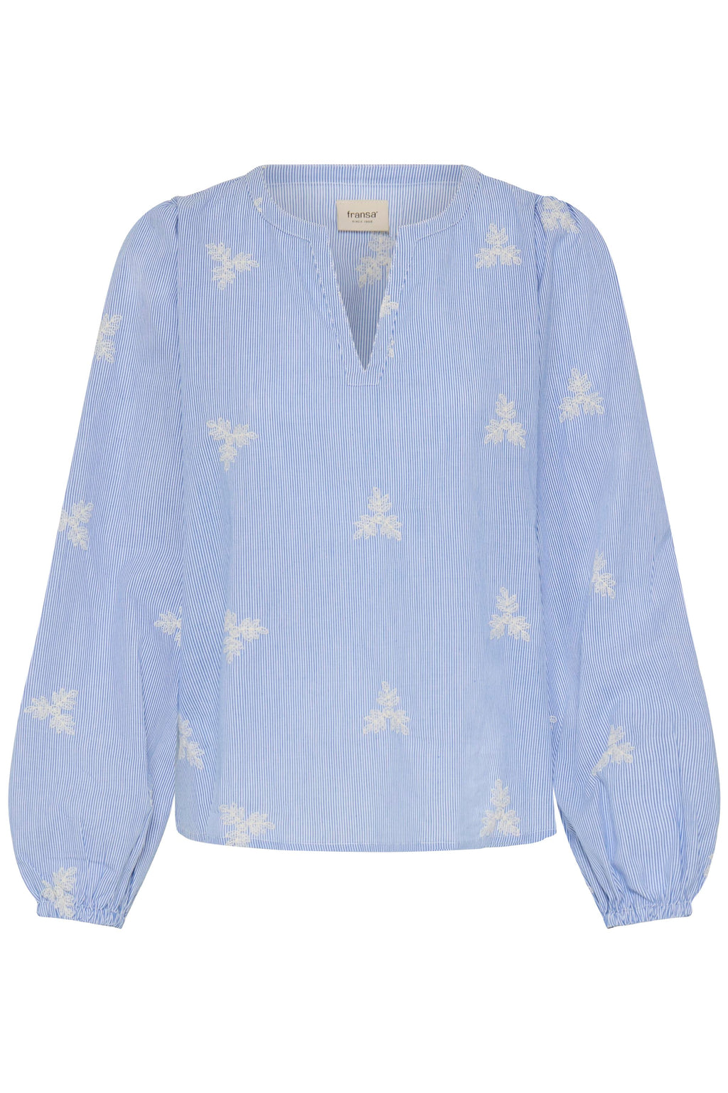 Fransa Vittoria 1 Bluse Stribet Navy Blå