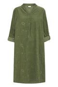 Fransa Corda Kjole 1 Dusty Olive Grøn