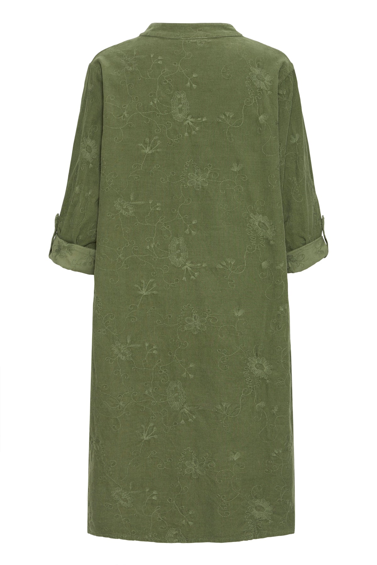Fransa Corda Kjole 1 Dusty Olive Grøn
