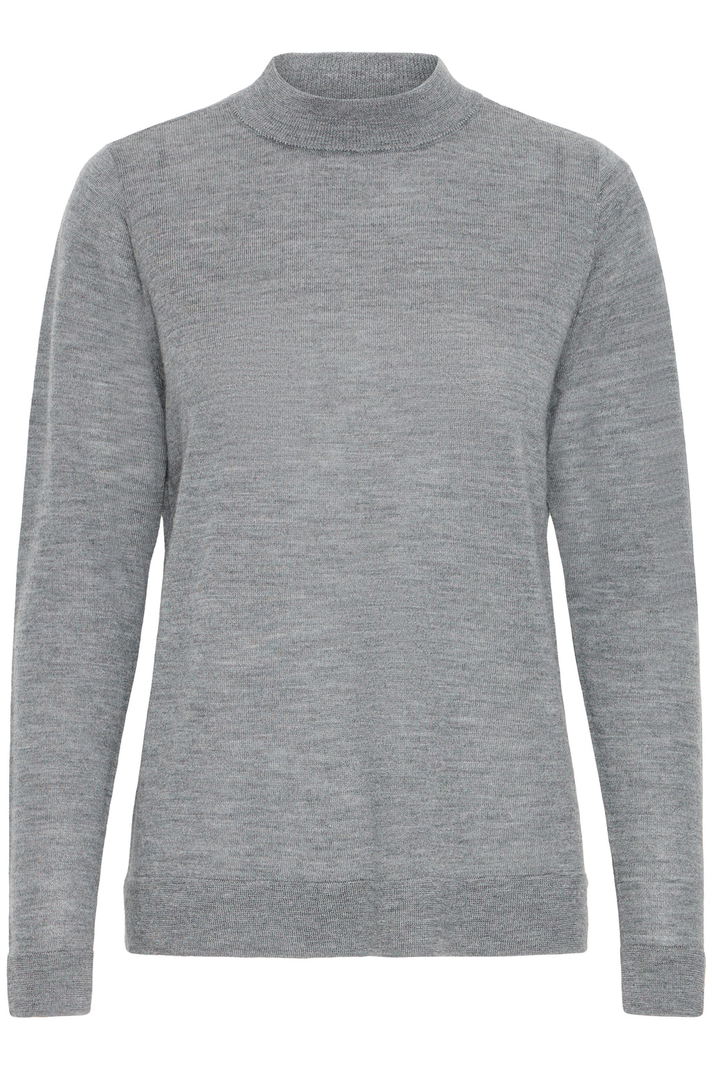 Fransa Woolina Pullover 2 Pinstripe Grå